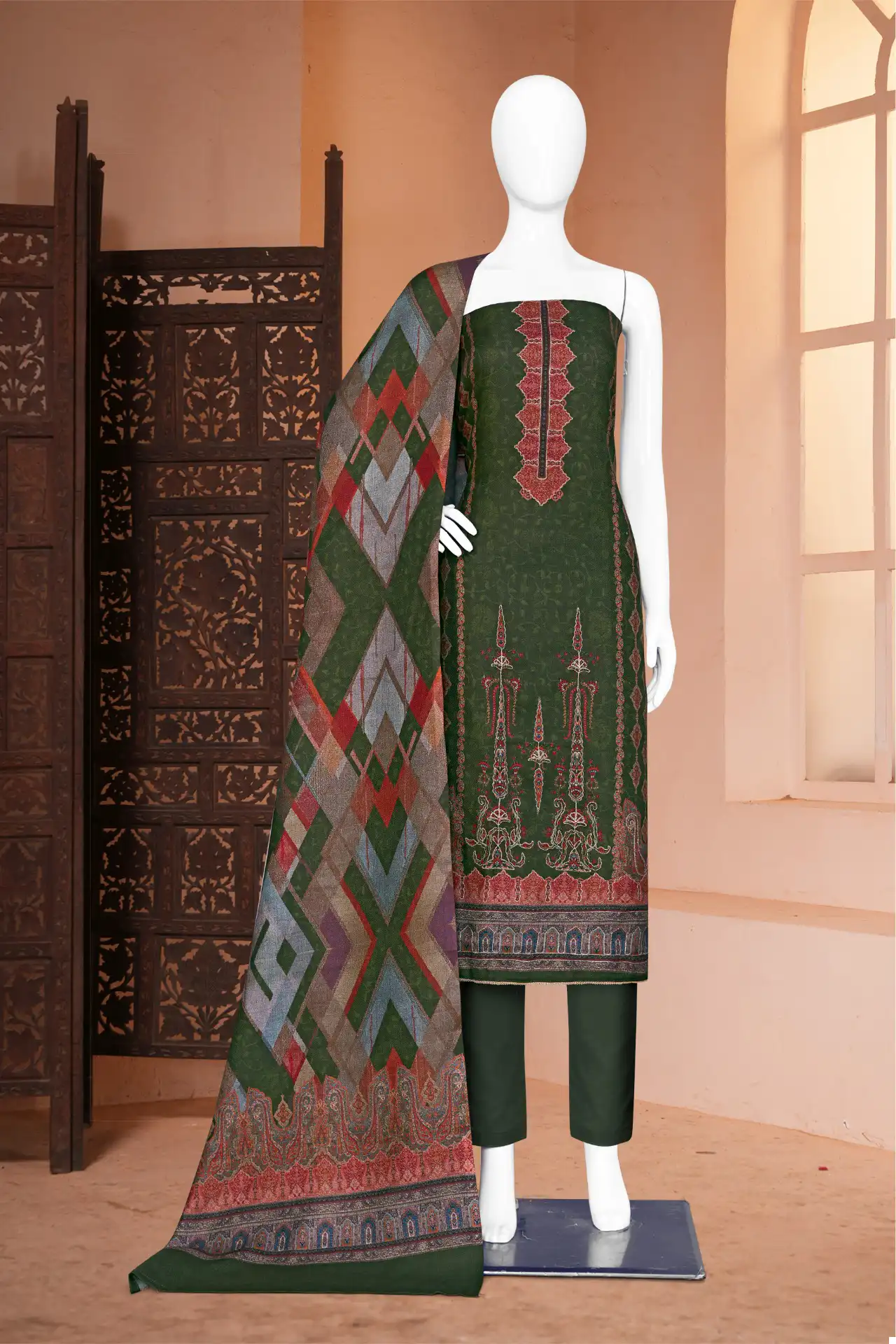 Bipson Royal Safari 2329 Pure Viscose Pashmina Wholesale Winter Wear Salwar Suit Catalog — Wholesale Salwar Suits, MPA wholesale from Surat - Gallery Image 4