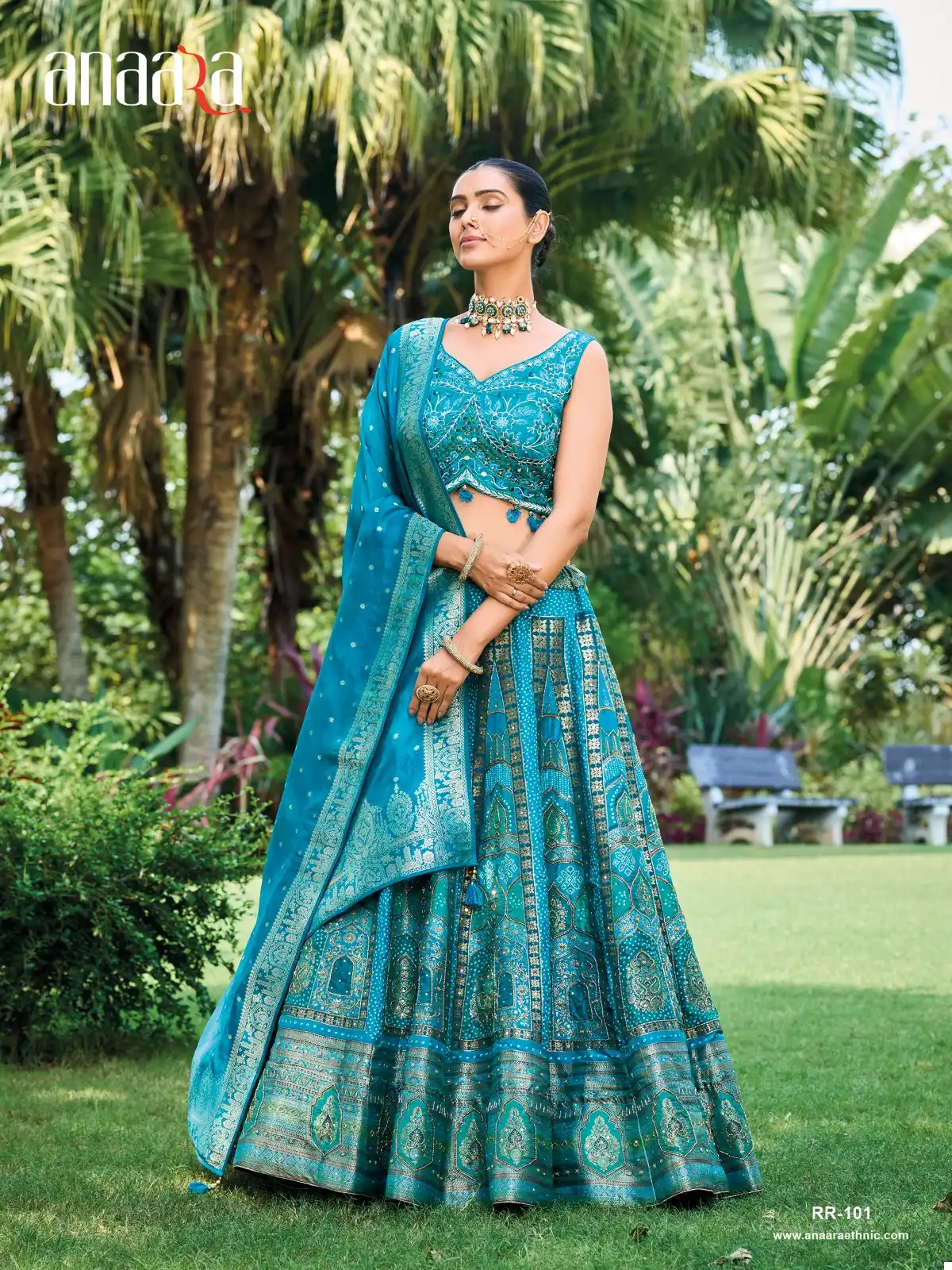 Tathastu Anaara RR-101 Silk Wholesale Readymade Lehenga Catalog — Wholesale Lehenga, MPA wholesale from Surat - Gallery Image 6