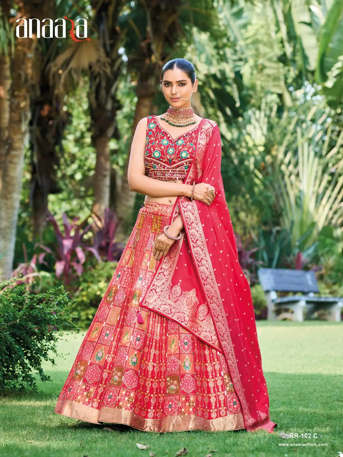 Tathastu Anaara RR-101 Silk Wholesale Readymade Lehenga Catalog — Wholesale Lehenga, MPA wholesale from Surat - Gallery Image 7