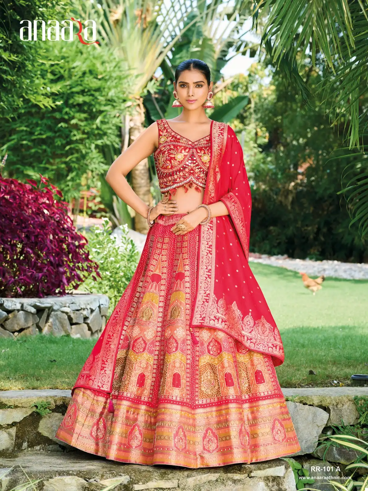 Tathastu Anaara RR-101 Silk Wholesale Readymade Lehenga Catalog — Wholesale Lehenga, MPA wholesale from Surat - Gallery Image 8