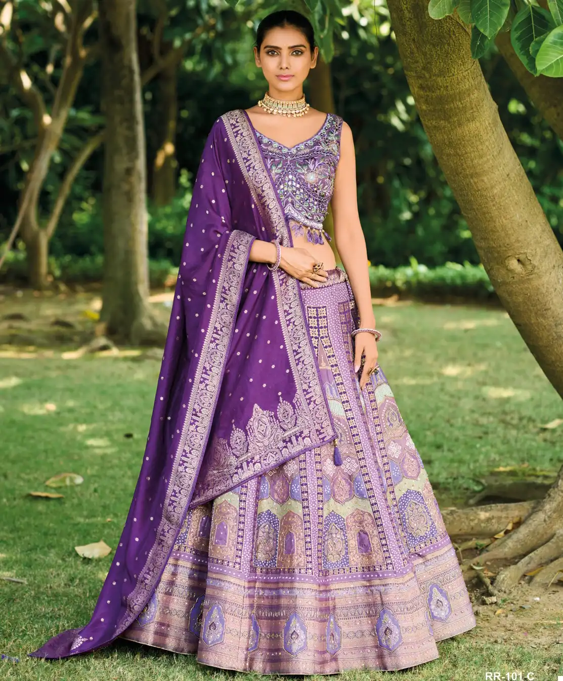 Tathastu Anaara RR-101 Silk Wholesale Readymade Lehenga Catalog — Wholesale Lehenga, MPA wholesale from Surat — view 1