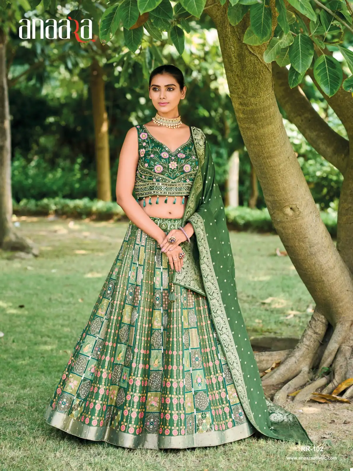 Tathastu Anaara RR-101 Silk Wholesale Readymade Lehenga Catalog — Wholesale Lehenga, MPA wholesale from Surat - Gallery Image 3