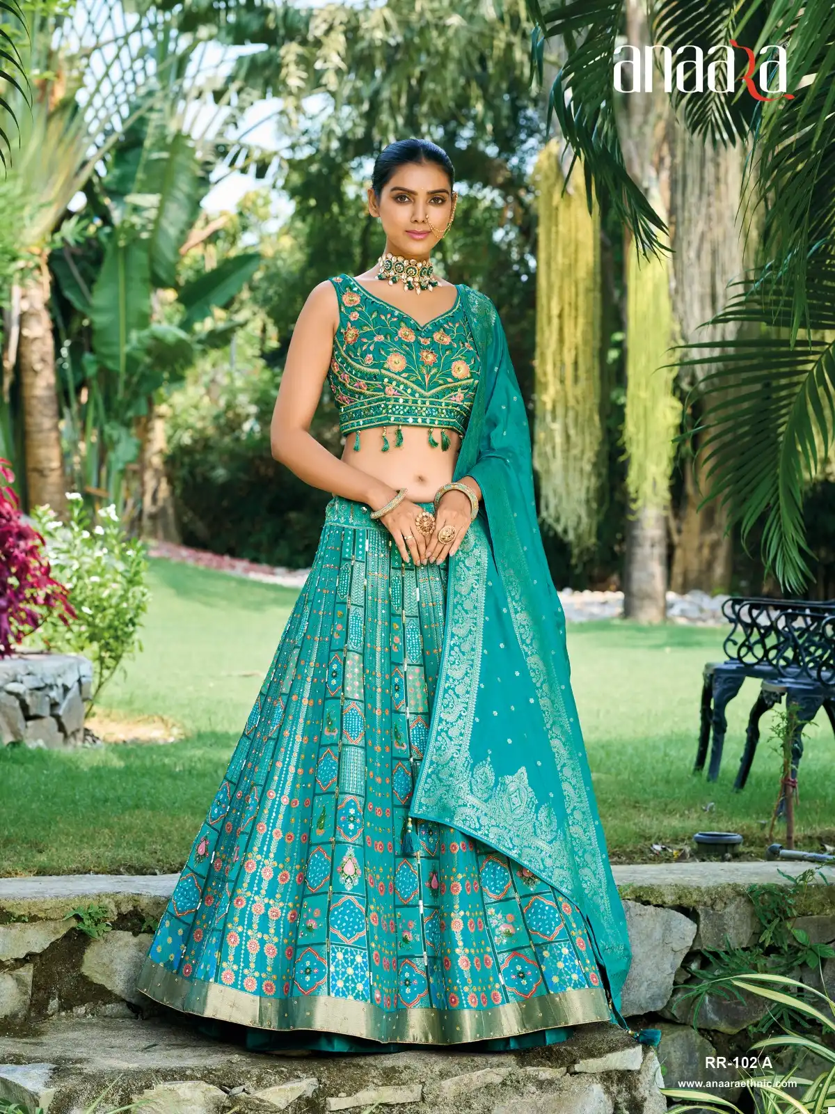 Tathastu Anaara RR-101 Silk Wholesale Readymade Lehenga Catalog — Wholesale Lehenga, MPA wholesale from Surat - Gallery Image 4