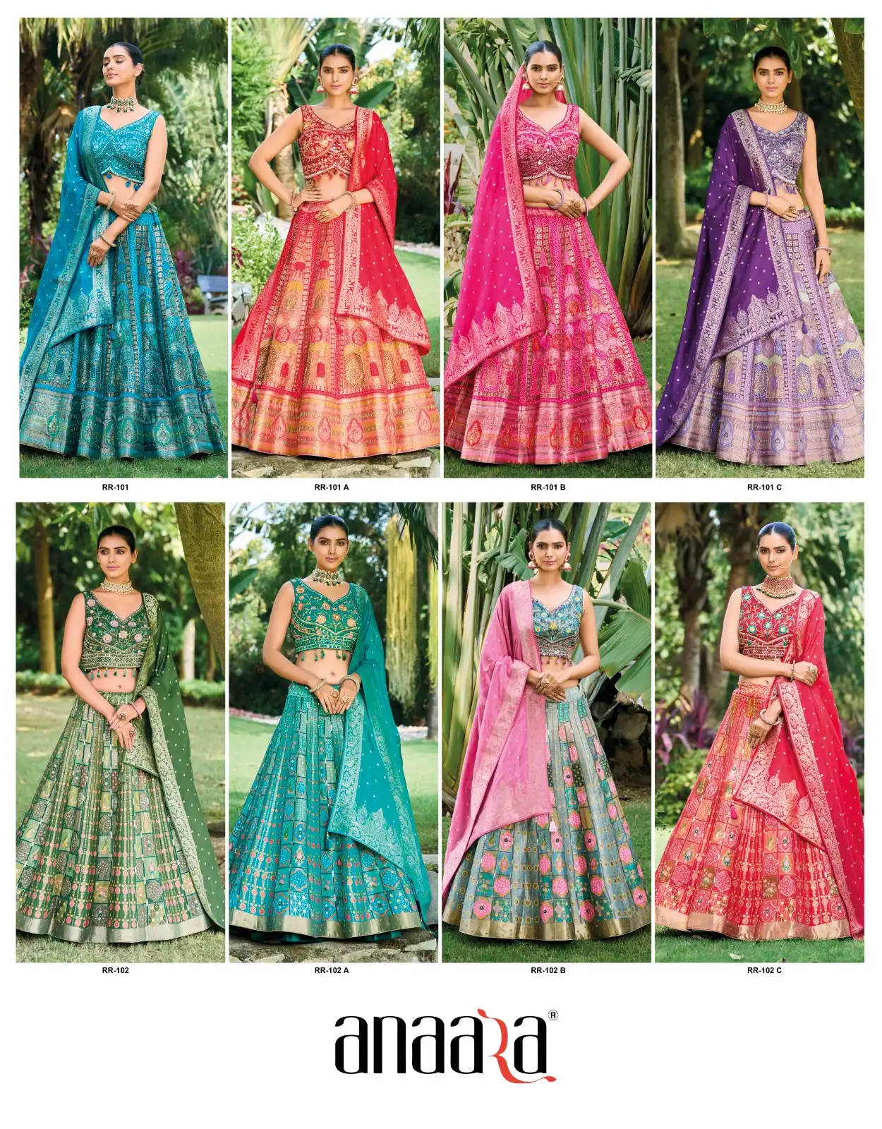 Tathastu Anaara RR-101 Silk Wholesale Readymade Lehenga Catalog — Wholesale Lehenga, MPA wholesale from Surat — view 9