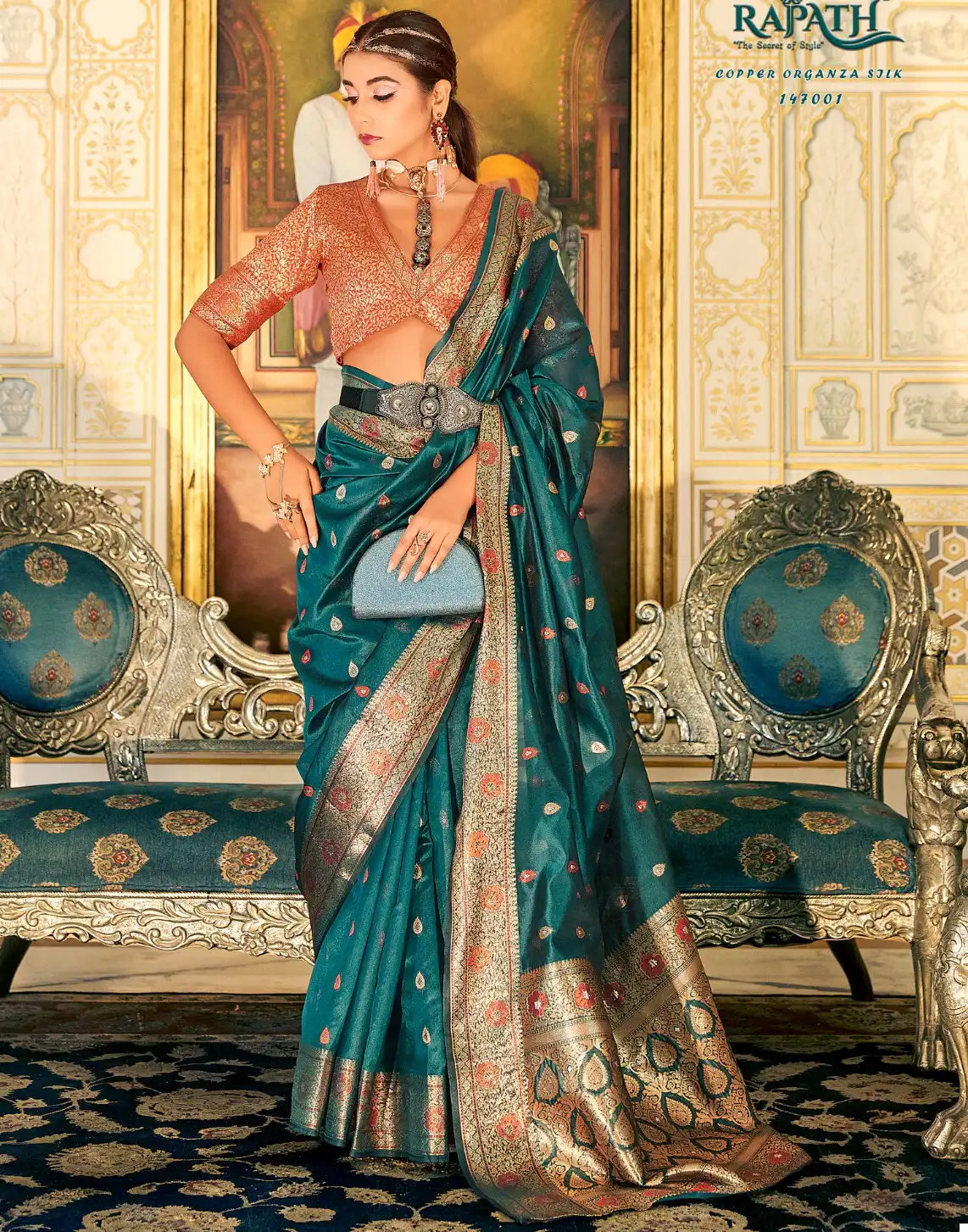 Rajpath Kaval Silk Pure Dharamavaram Silk Wholesale Sarees