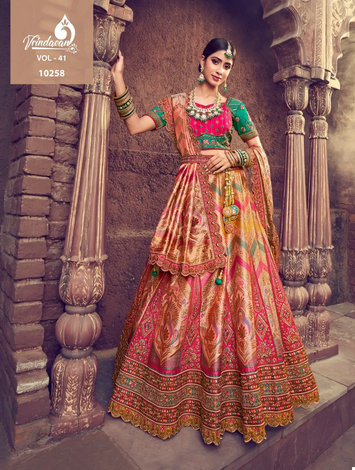 Royal Krishna Gokul Silk Wholesale Bridal Lehenga Catalog — Wholesale Lehenga, MPA wholesale from Surat — view 6