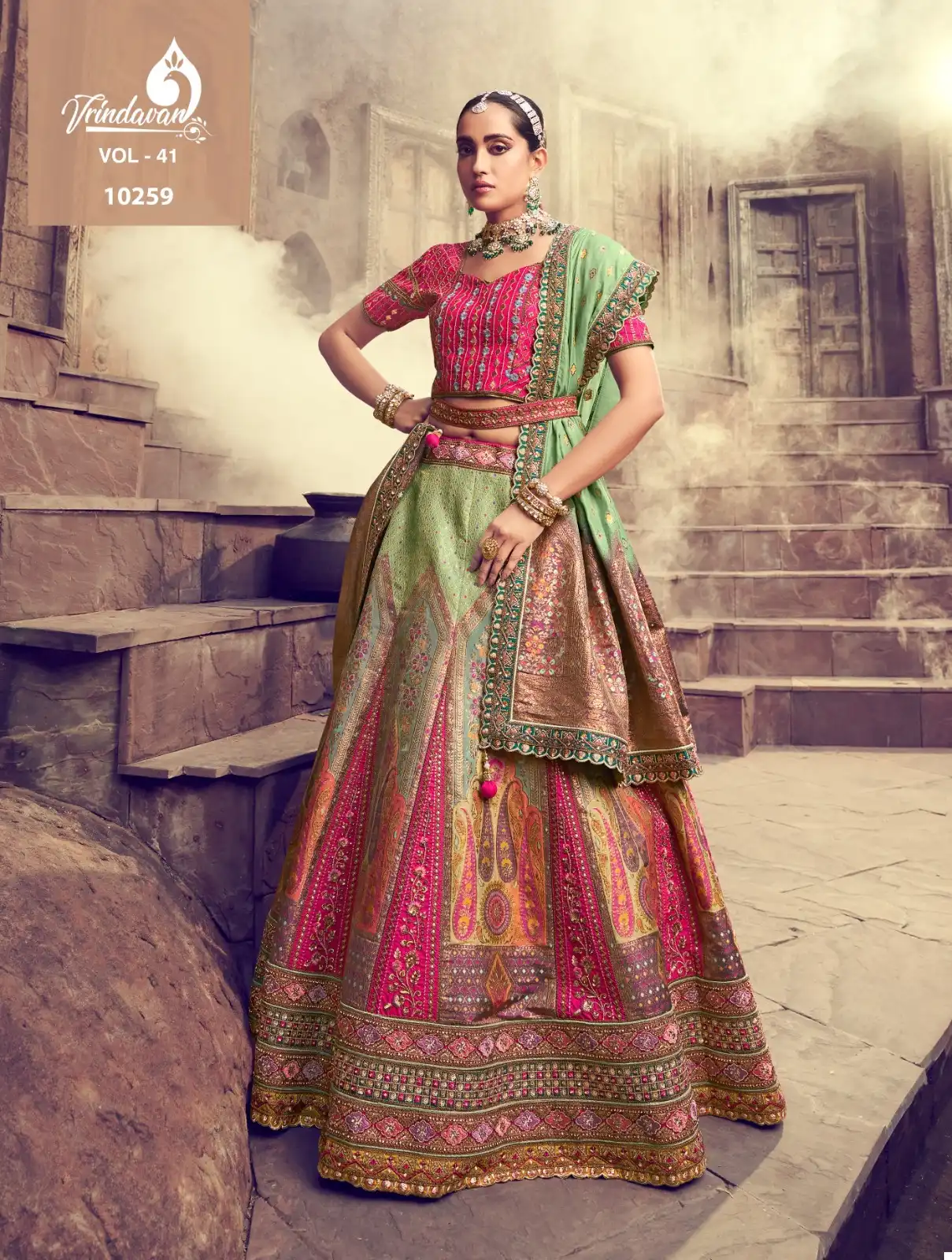 Royal Krishna Gokul Silk Wholesale Bridal Lehenga Catalog — Wholesale Lehenga, MPA wholesale from Surat — view 2