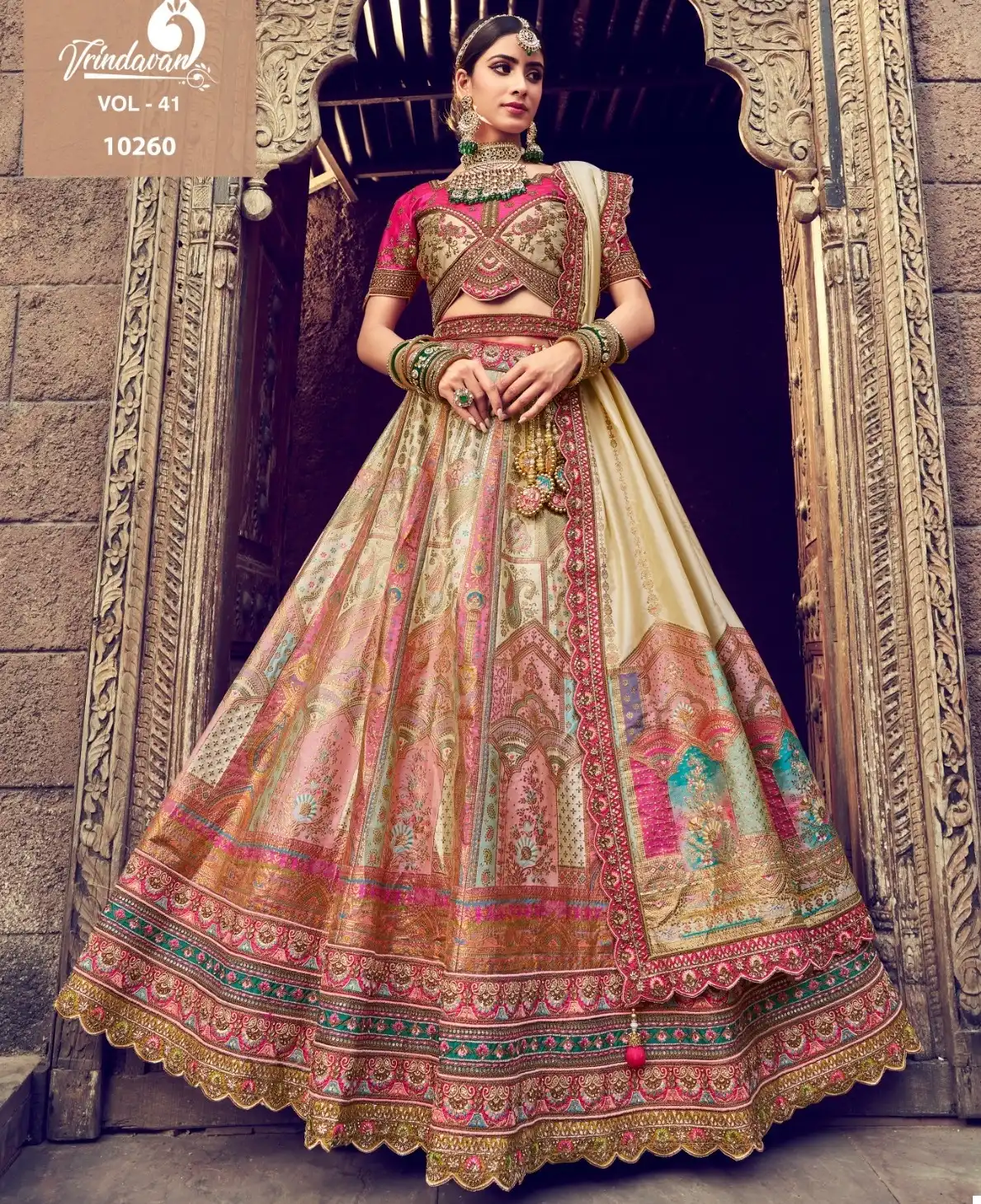 Royal Krishna Gokul Silk Wholesale Bridal Lehenga Catalog — Wholesale Lehenga, MPA wholesale from Surat — view 1