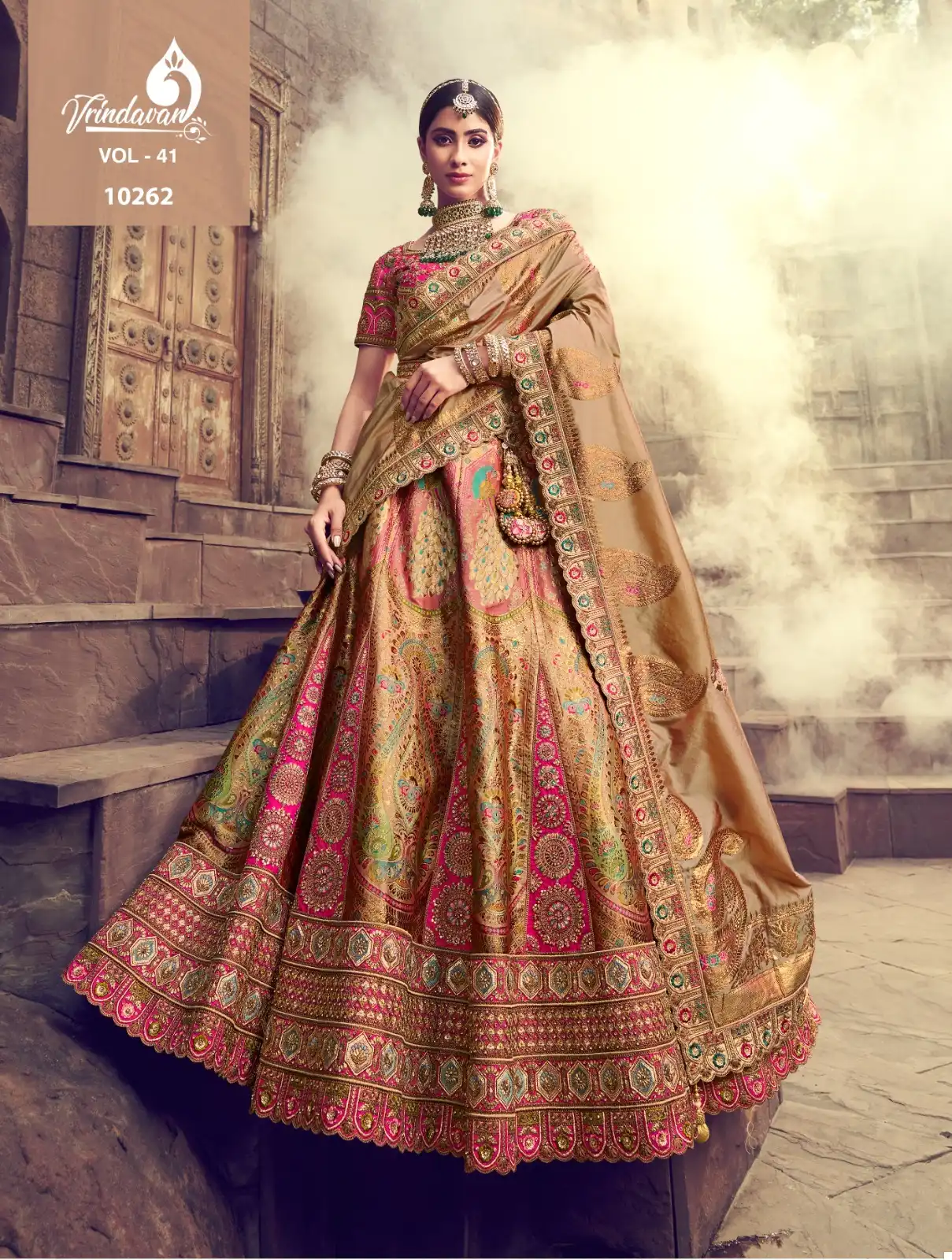 Royal Krishna Gokul Silk Wholesale Bridal Lehenga Catalog — Wholesale Lehenga, MPA wholesale from Surat — view 4