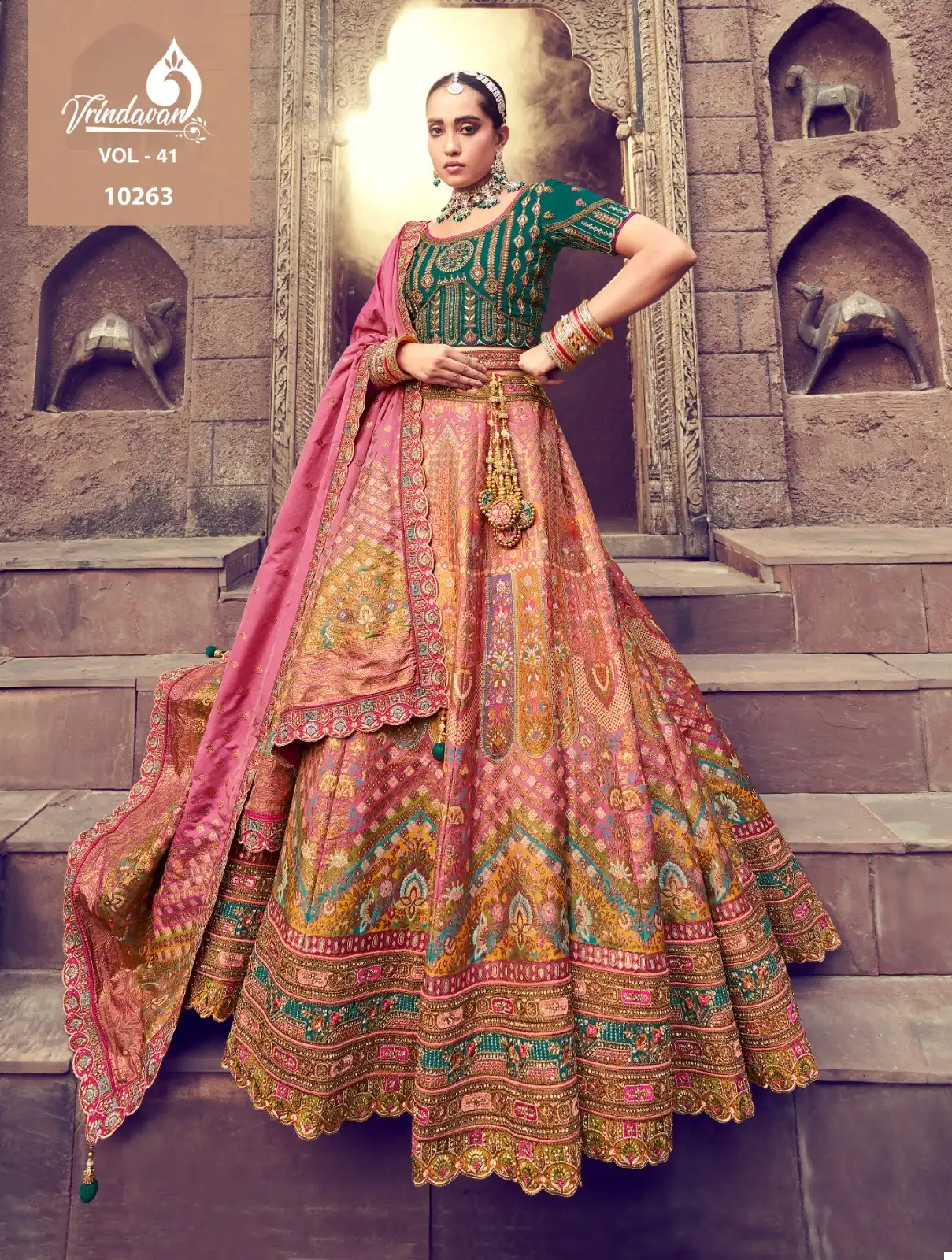 Royal Krishna Gokul Silk Wholesale Bridal Lehenga Catalog — Wholesale Lehenga, MPA wholesale from Surat — view 5