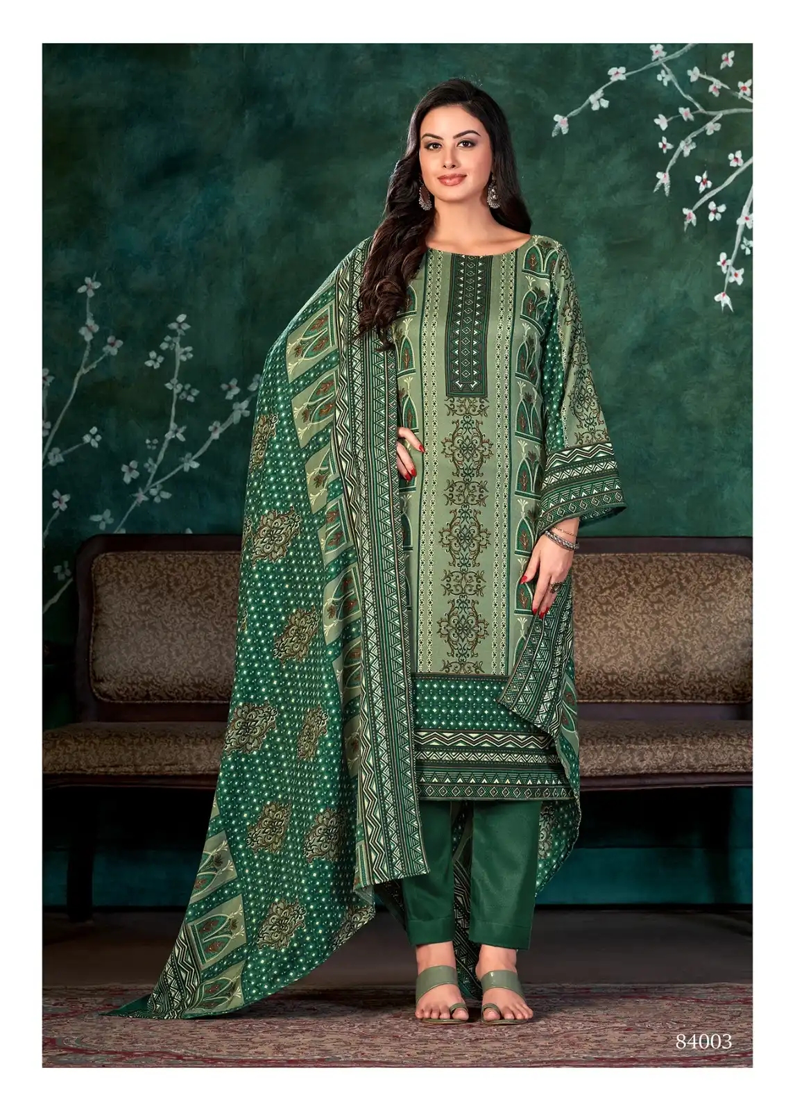 Skt Suits Sanaya Pashmina Wholesale Winter Wear Salwar Suit Catalog — Wholesale Salwar Suits, MPA wholesale from Surat - Gallery Image 2