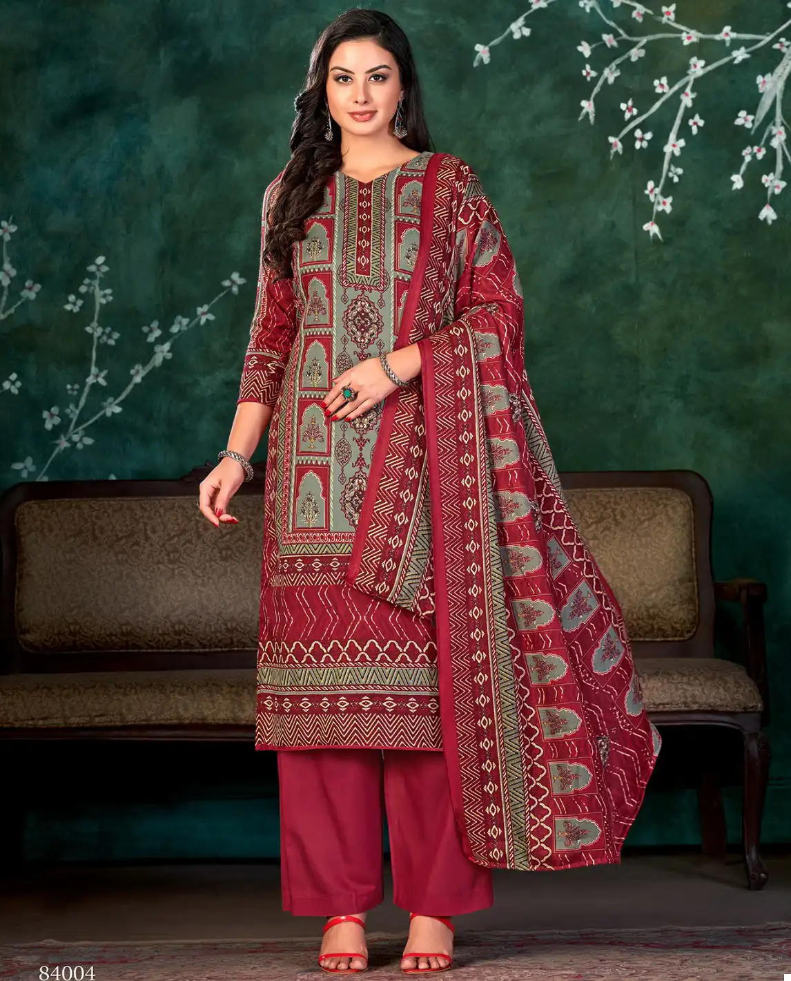 Skt Suits Sanaya Pashmina Wholesale Winter Wear Salwar Suit Catalog — Wholesale Salwar Suits, MPA wholesale from Surat — view 1