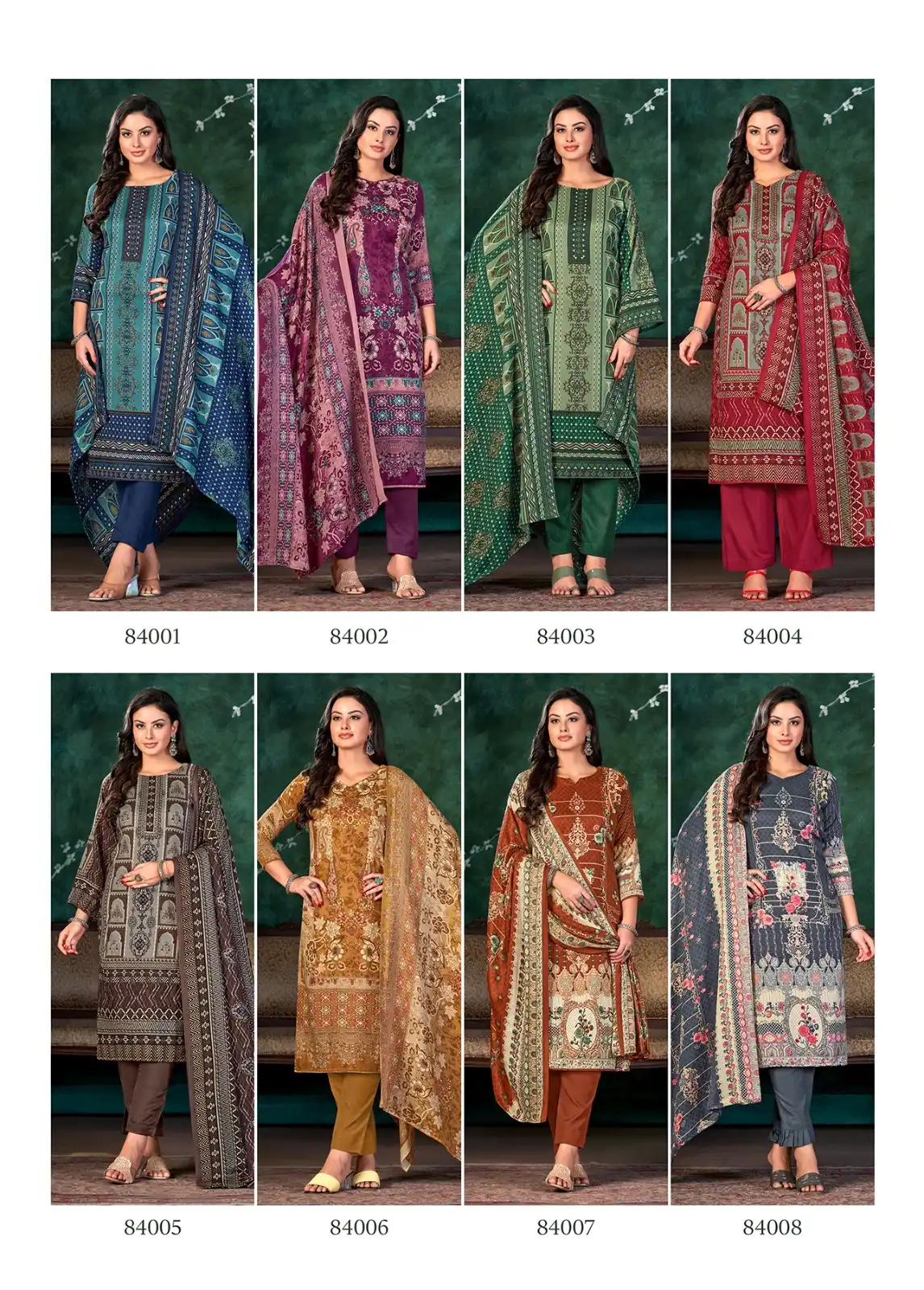 Skt Suits Sanaya Pashmina Wholesale Winter Wear Salwar Suit Catalog — Wholesale Salwar Suits, MPA wholesale from Surat — view 9