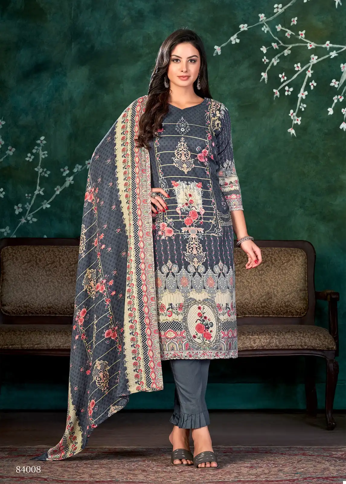 Skt Suits Sanaya Pashmina Wholesale Winter Wear Salwar Suit Catalog — Wholesale Salwar Suits, MPA wholesale from Surat - Gallery Image 7
