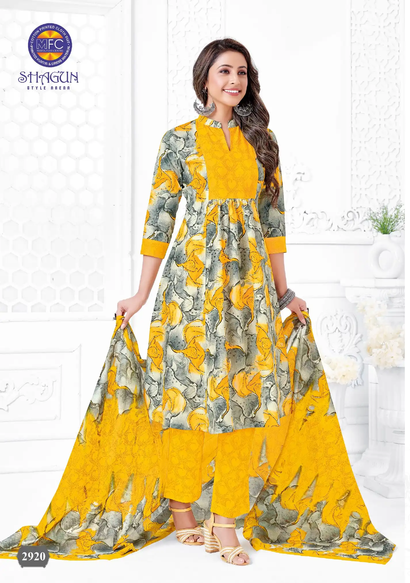MFC Shagun Vol 29 Heavy Cotton Wholesale Dress Material Catalog — Wholesale Salwar Suits, MPA wholesale from Surat - Gallery Image 15
