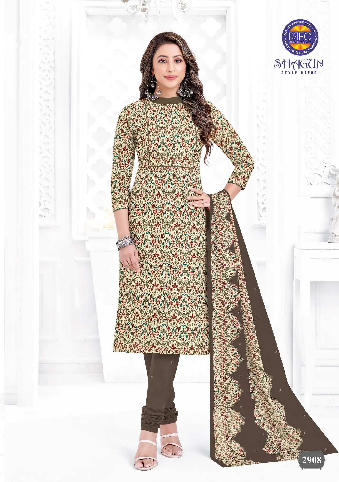 MFC Shagun Vol 29 Heavy Cotton Wholesale Dress Material Catalog — Wholesale Salwar Suits, MPA wholesale from Surat - Gallery Image 3