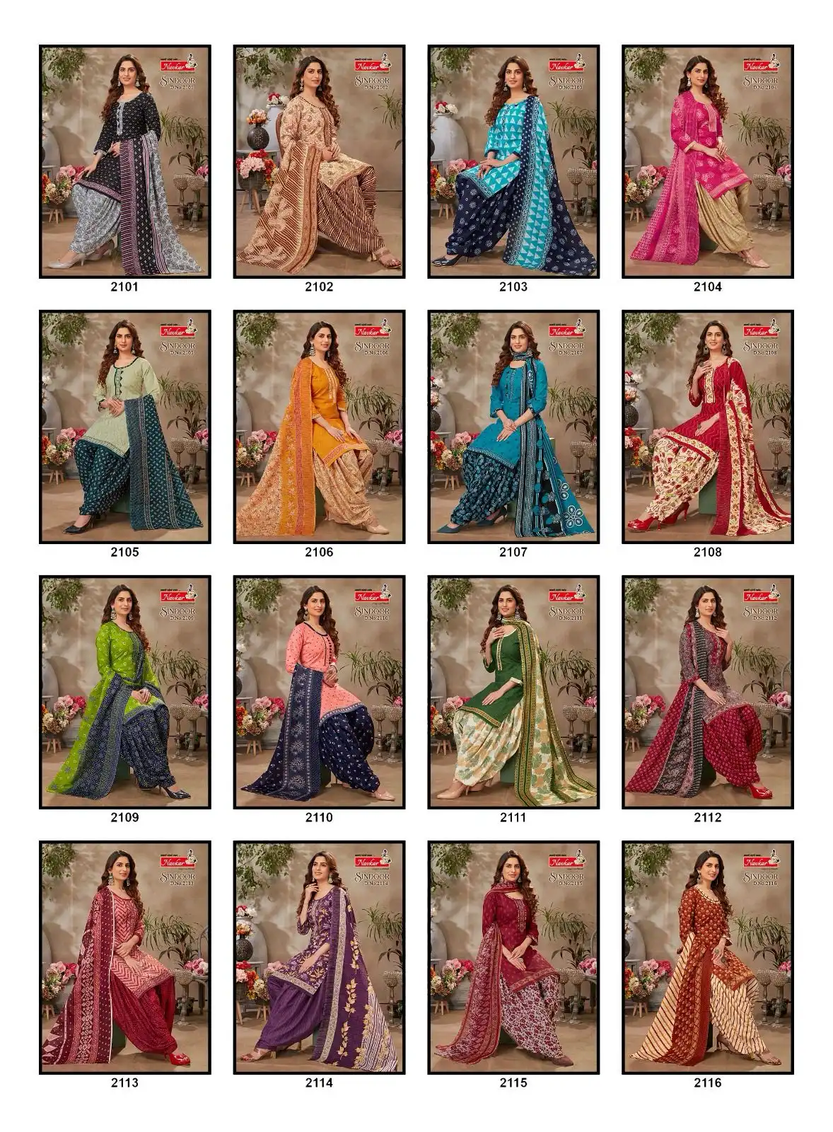 Navkar Sindoor Vol 21 Cotton Wholesale Readymade Patiyala Salwar Suit Catalog — Wholesale Salwar Suits, MPA wholesale from Surat — view 16