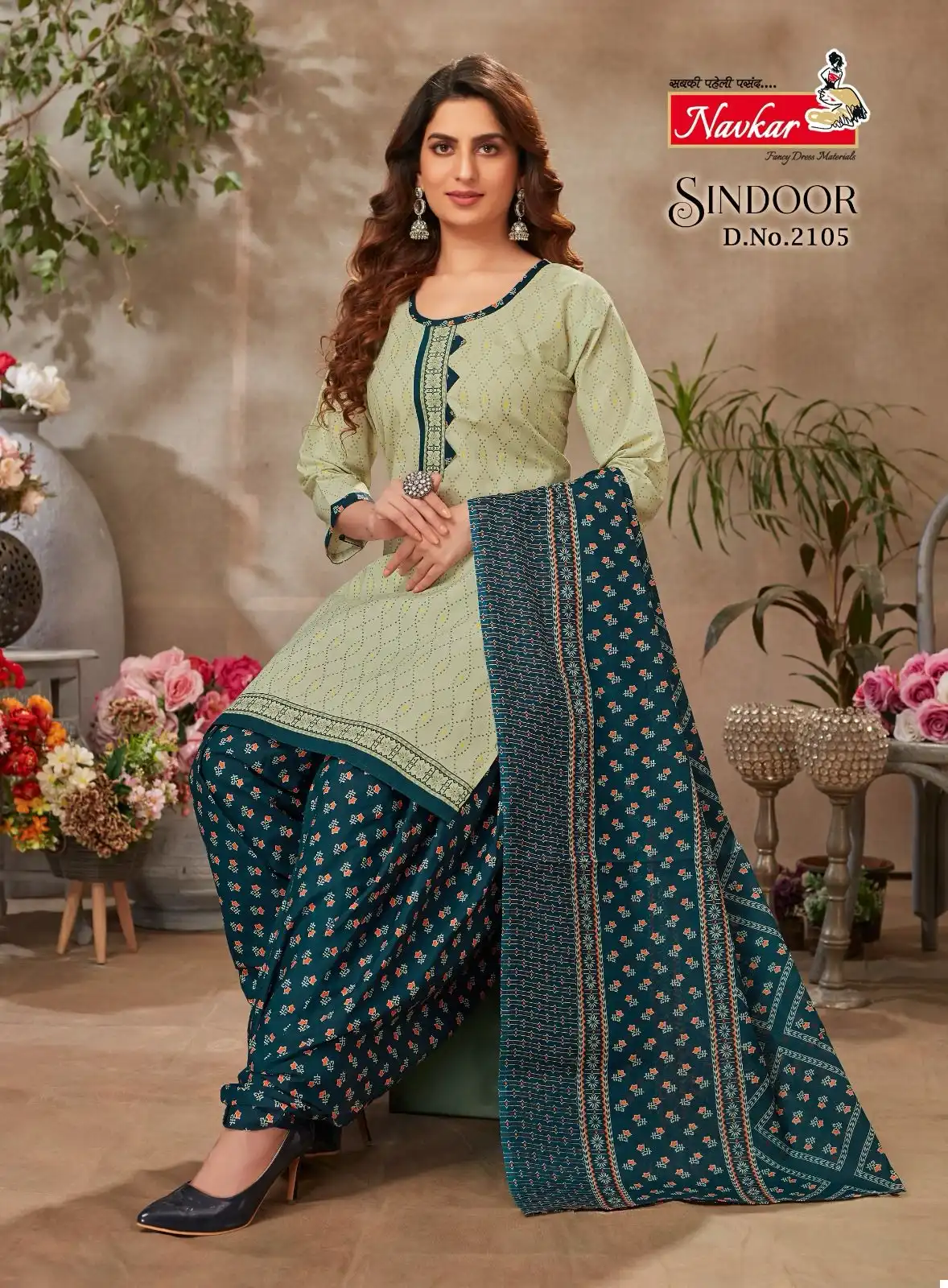 Navkar Sindoor Vol 21 Cotton Wholesale Readymade Patiyala Salwar Suit Catalog — Wholesale Salwar Suits, MPA wholesale from Surat - Gallery Image 7