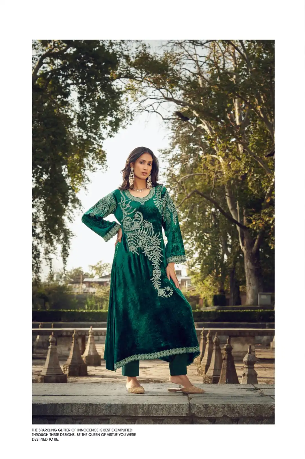 Aiqa Swag Se Swagat Pure Velvet Wholesale Designer Winter Wear Salwar Suit Catalog — Wholesale Salwar Suits, MPA wholesale from Surat - Gallery Image 7