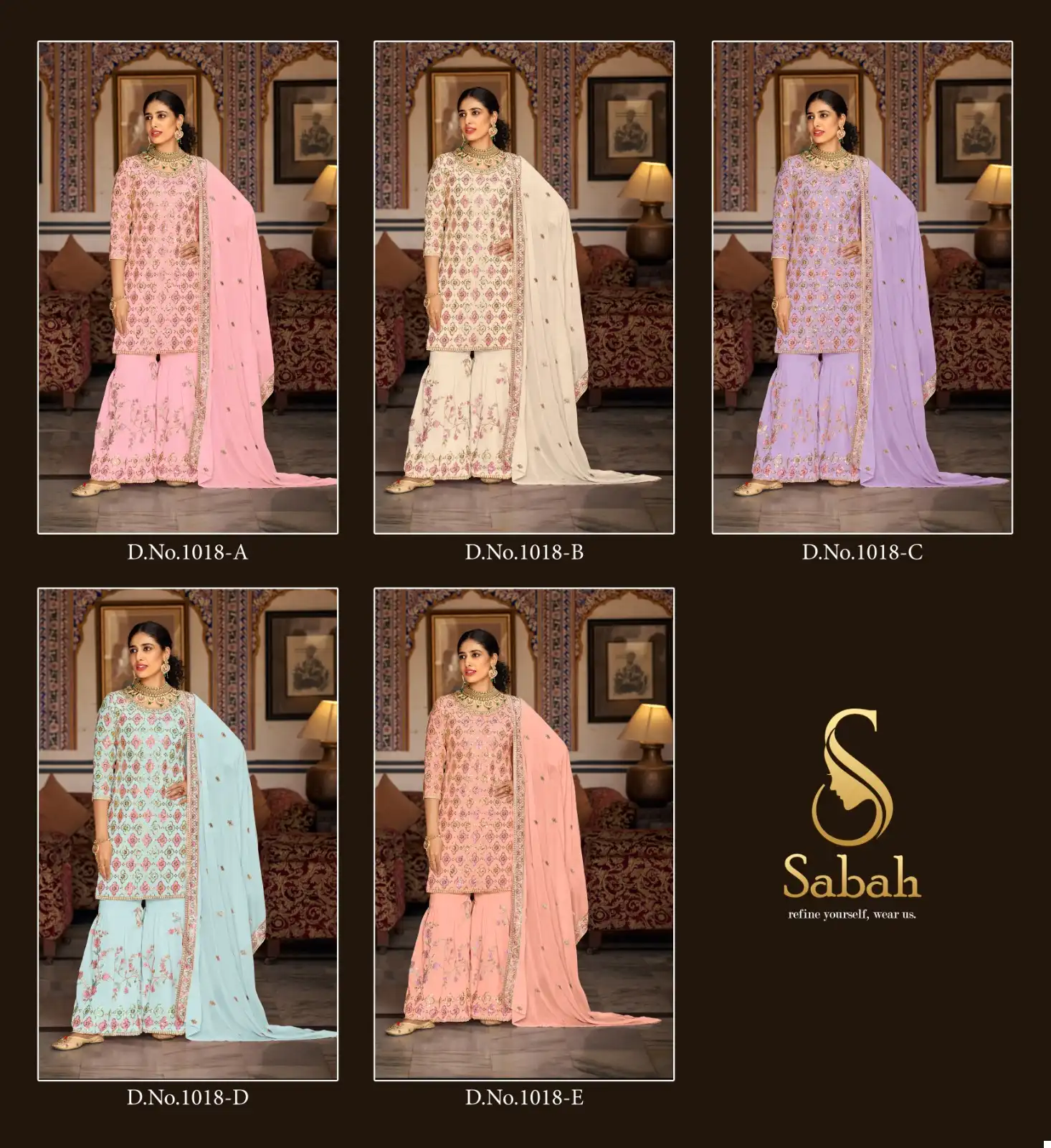 Sabah Kalaki Heavy Faux Georgette Wholesale Designer Salwar Suit Catalog — Wholesale Salwar Suits, MPA wholesale from Surat — view 7