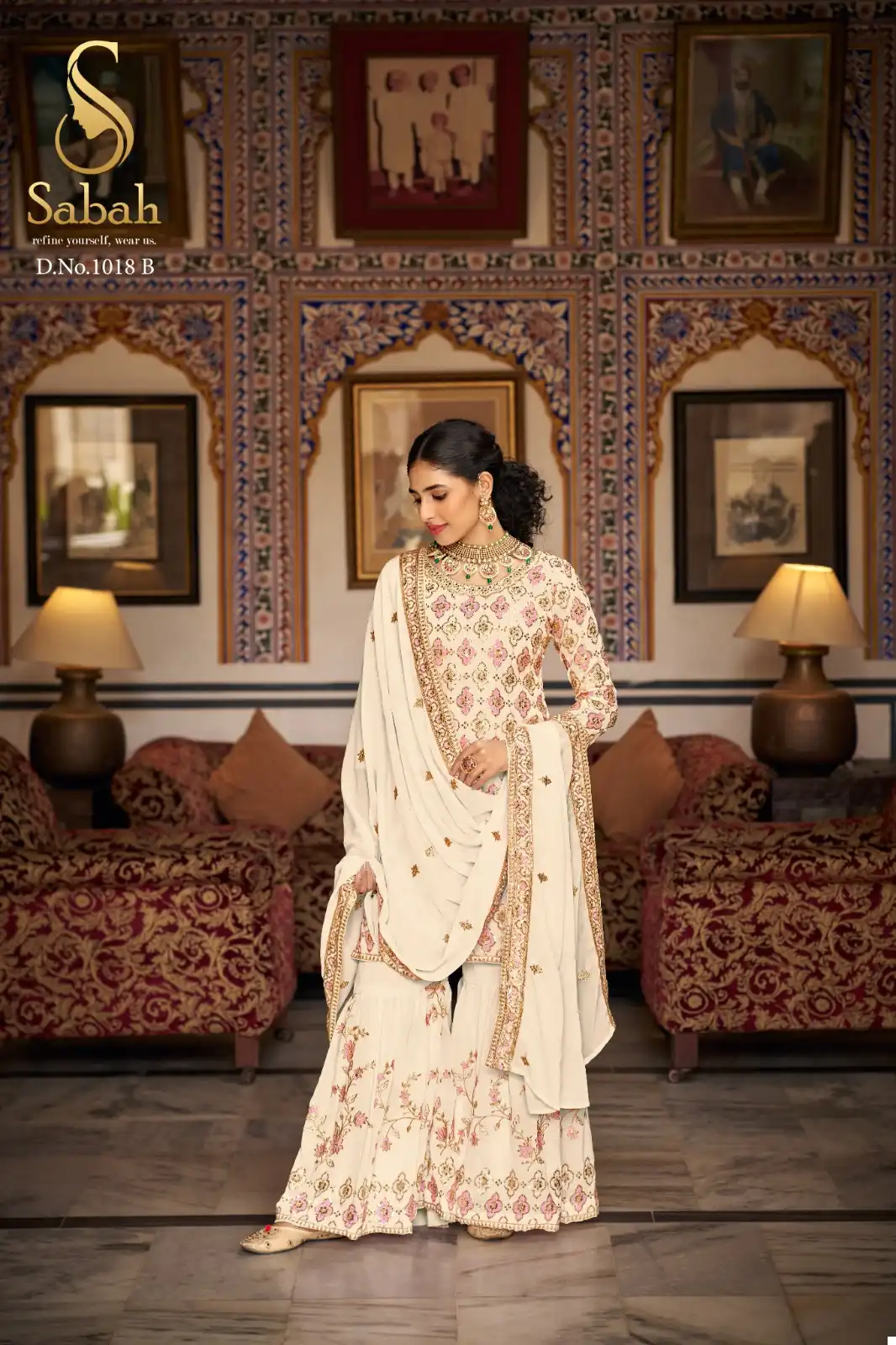 Sabah Kalaki Heavy Faux Georgette Wholesale Designer Salwar Suit Catalog — Wholesale Salwar Suits, MPA wholesale from Surat - Gallery Image 4