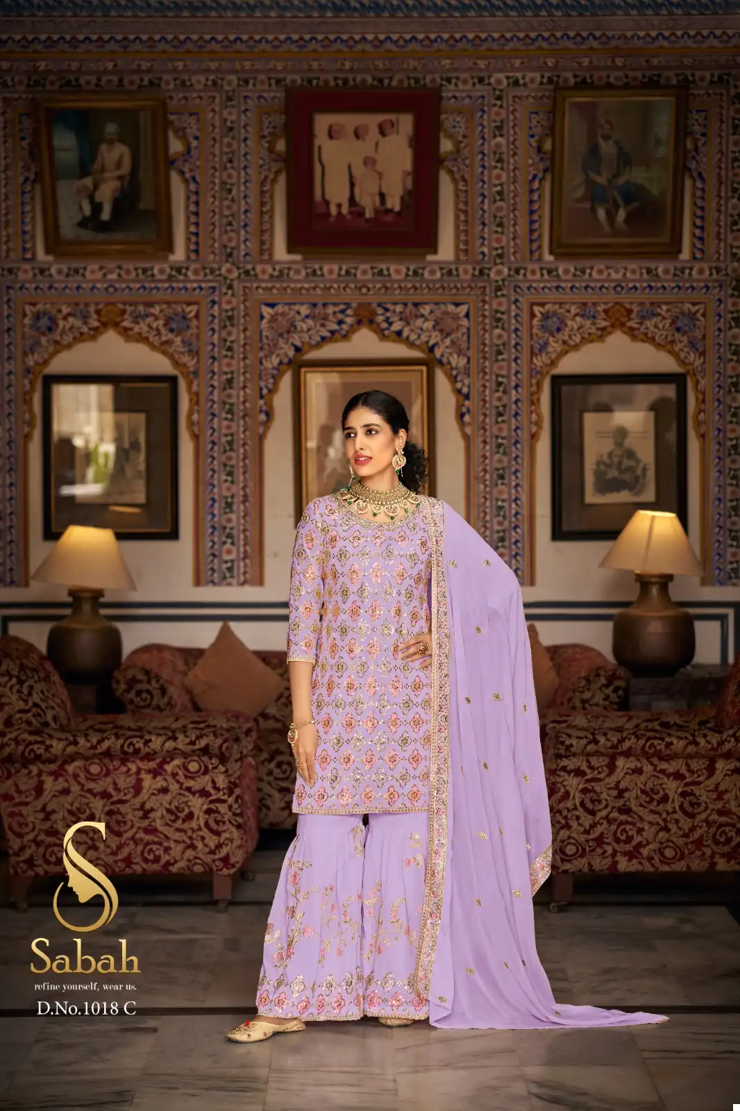 Sabah Kalaki Heavy Faux Georgette Wholesale Designer Salwar Suit Catalog — Wholesale Salwar Suits, MPA wholesale from Surat - Gallery Image 5