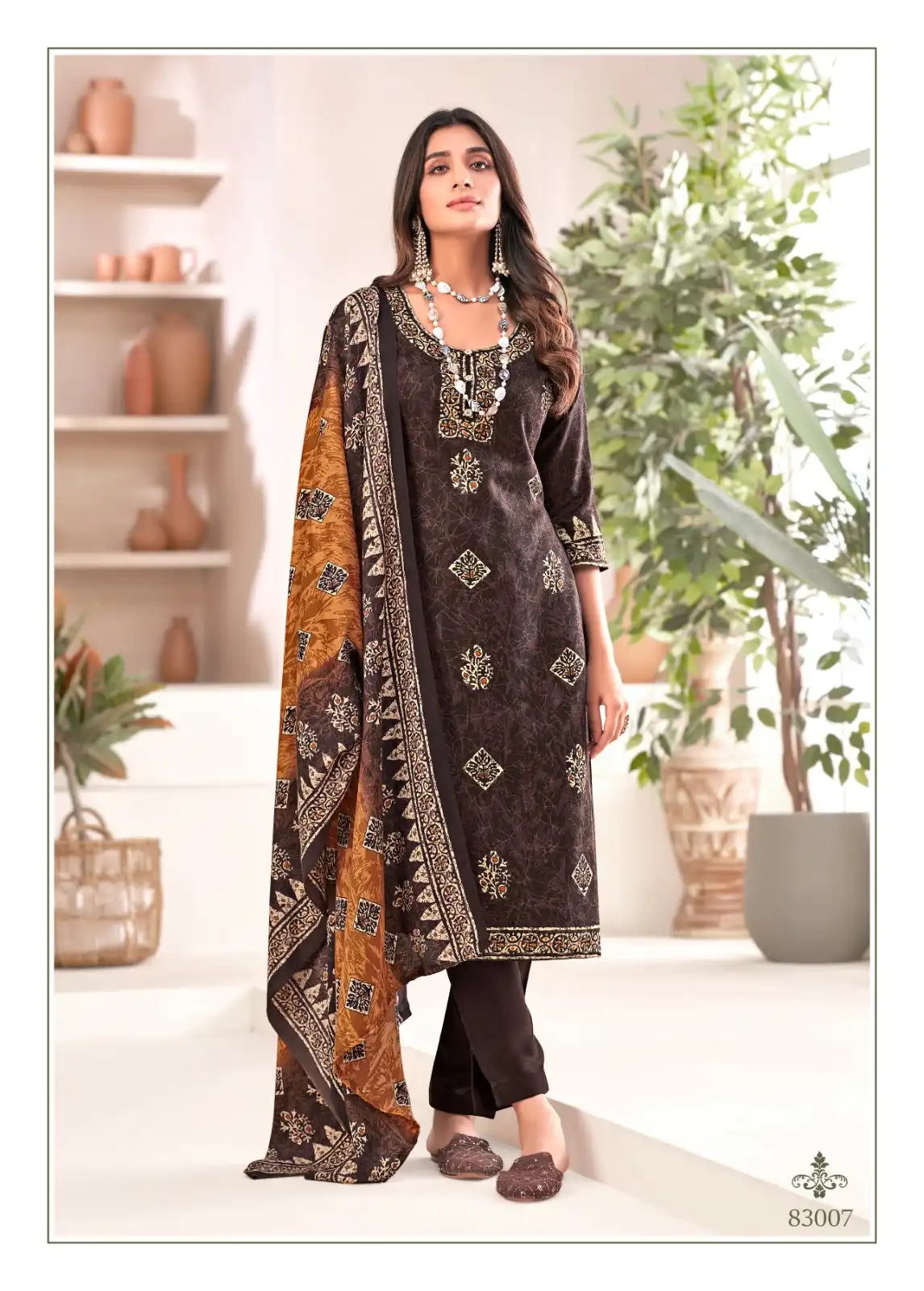 Skt Suits Sadhna Pashmina Wholesale Winter Wear Salwar Suit Catalog — Wholesale Salwar Suits, MPA wholesale from Surat - Gallery Image 3