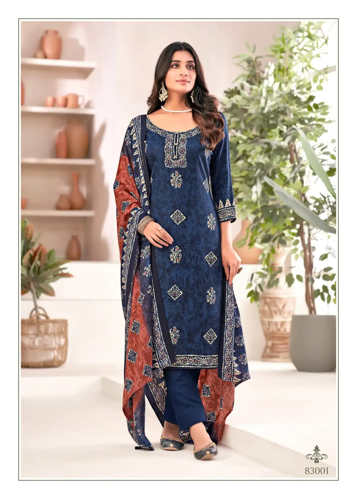 Skt Suits Sadhna Pashmina Wholesale Winter Wear Salwar Suit Catalog — Wholesale Salwar Suits, MPA wholesale from Surat - Gallery Image 6
