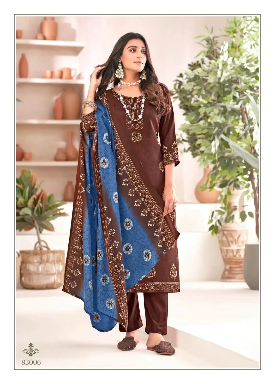 Skt Suits Sadhna Pashmina Wholesale Winter Wear Salwar Suit Catalog — Wholesale Salwar Suits, MPA wholesale from Surat - Gallery Image 8