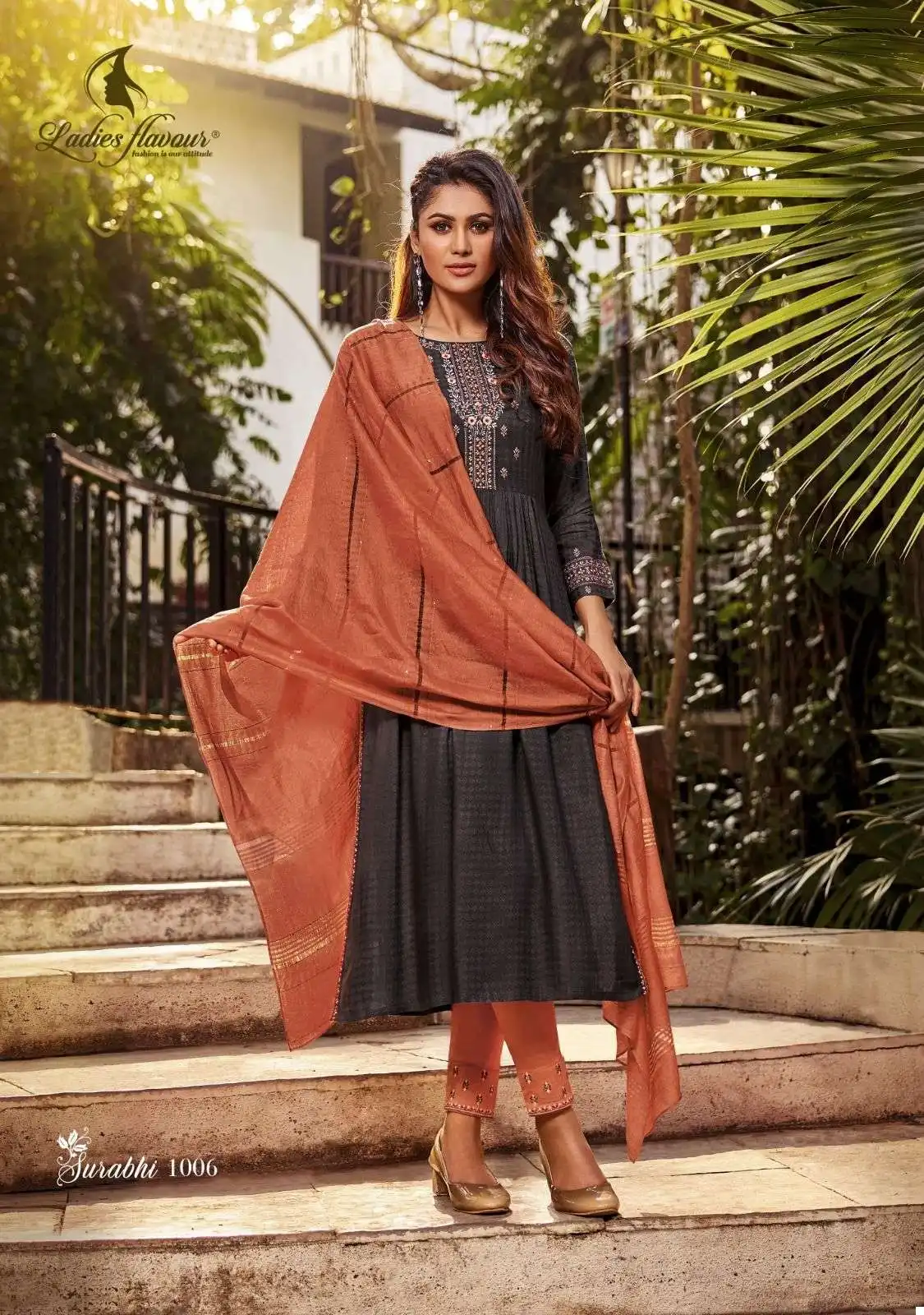 Ladies Flavour Surabhi Vol 1 Heavy Rayon Weaving Wholesale Readymade Salwar Suit Catalog — Wholesale Salwar Suits, MPA wholesale from Surat - Gallery Image 3