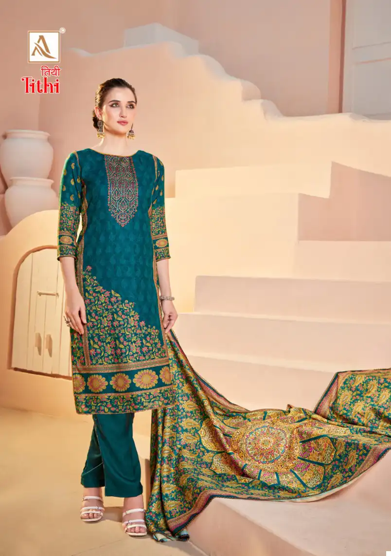 Alok Suits Tithi Premium Woolen Wholesale Winter Suit Catalog — Wholesale Salwar Suits, Alok Suit wholesale from Surat - Gallery Image 3