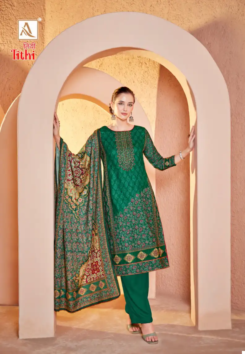 Alok Suits Tithi Premium Woolen Wholesale Winter Suit Catalog — Wholesale Salwar Suits, Alok Suit wholesale from Surat - Gallery Image 6