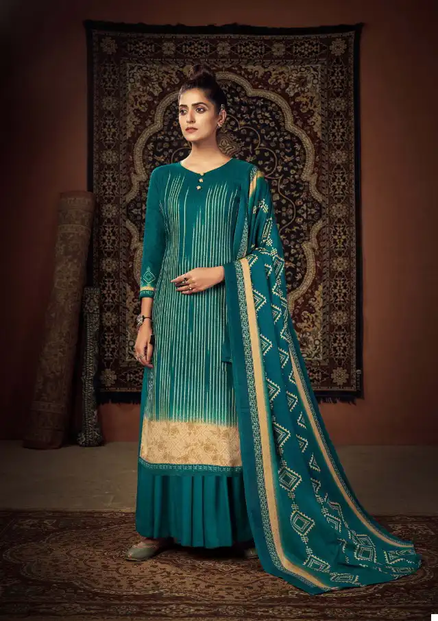 Zulfat Designer Winter Love Pashmina Wholesale Style Prints Winter Salwar Suit Catalog — Wholesale Salwar Suits, MPA wholesale from Surat — view 4
