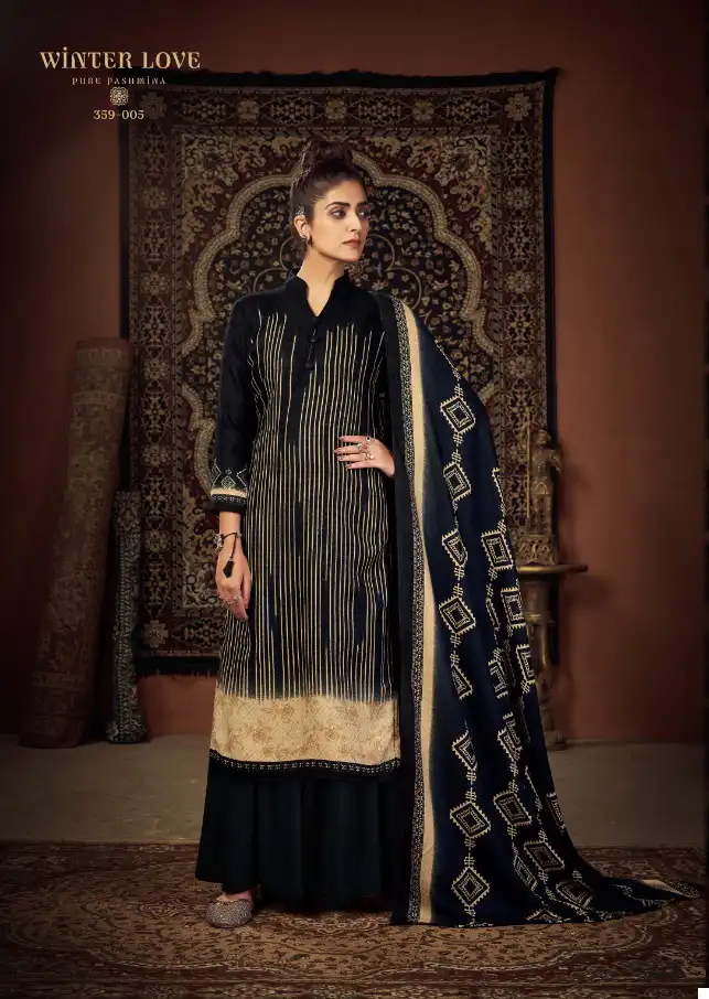 Zulfat Designer Winter Love Pashmina Wholesale Style Prints Winter Salwar Suit Catalog — Wholesale Salwar Suits, MPA wholesale from Surat — view 6