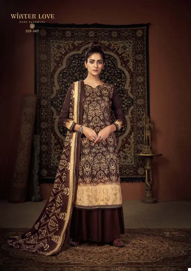 Zulfat Designer Winter Love Pashmina Wholesale Style Prints Winter Salwar Suit Catalog — Wholesale Salwar Suits, MPA wholesale from Surat — view 7