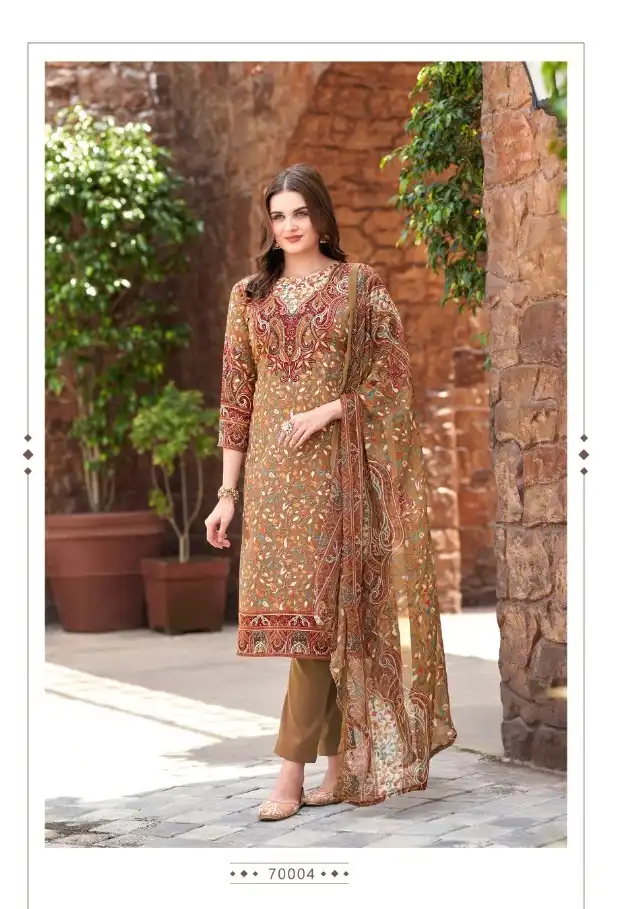 Skt Suits Winter Season Pashmina Wholesale Winter Wear Salwar Suit Catalog — Wholesale Salwar Suits, MPA wholesale from Surat - Gallery Image 4