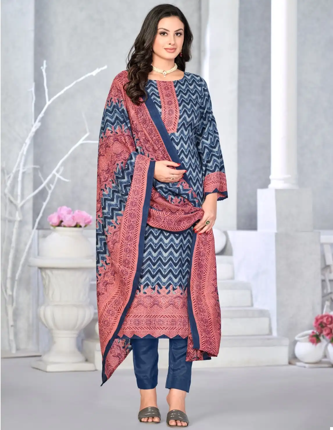 Skt Suits Woolen Qween Pashmina Wholesale Winter Wear Suits Catalog — Wholesale Salwar Suits, MPA wholesale from Surat — view 1