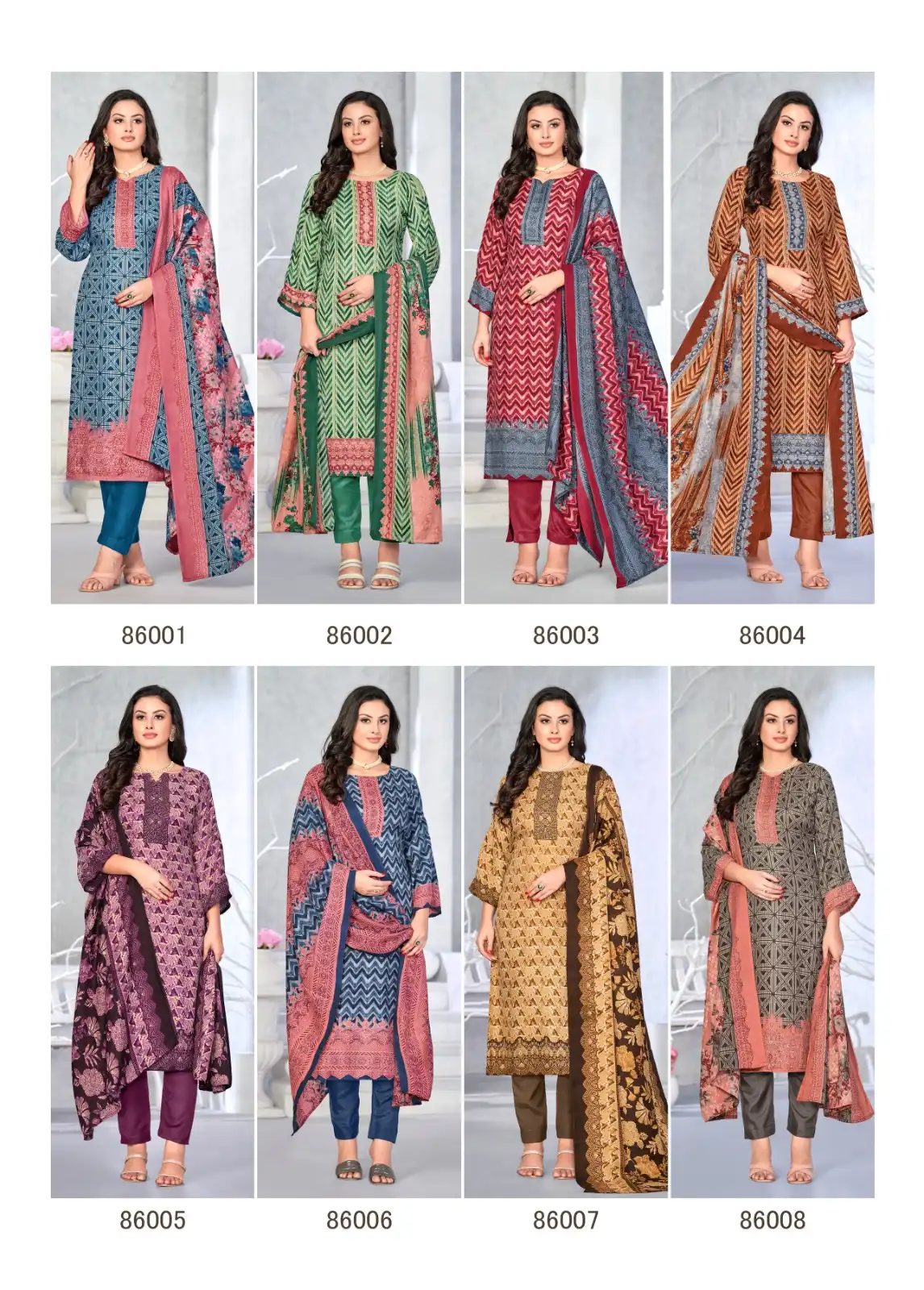 Skt Suits Woolen Qween Pashmina Wholesale Winter Wear Suits Catalog — Wholesale Salwar Suits, MPA wholesale from Surat — view 9