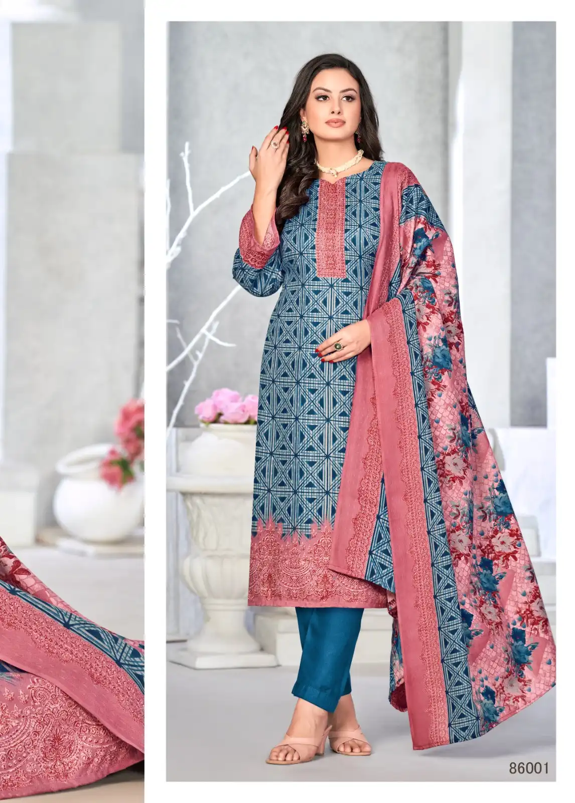Skt Suits Woolen Qween Pashmina Wholesale Winter Wear Suits Catalog — Wholesale Salwar Suits, MPA wholesale from Surat - Gallery Image 6
