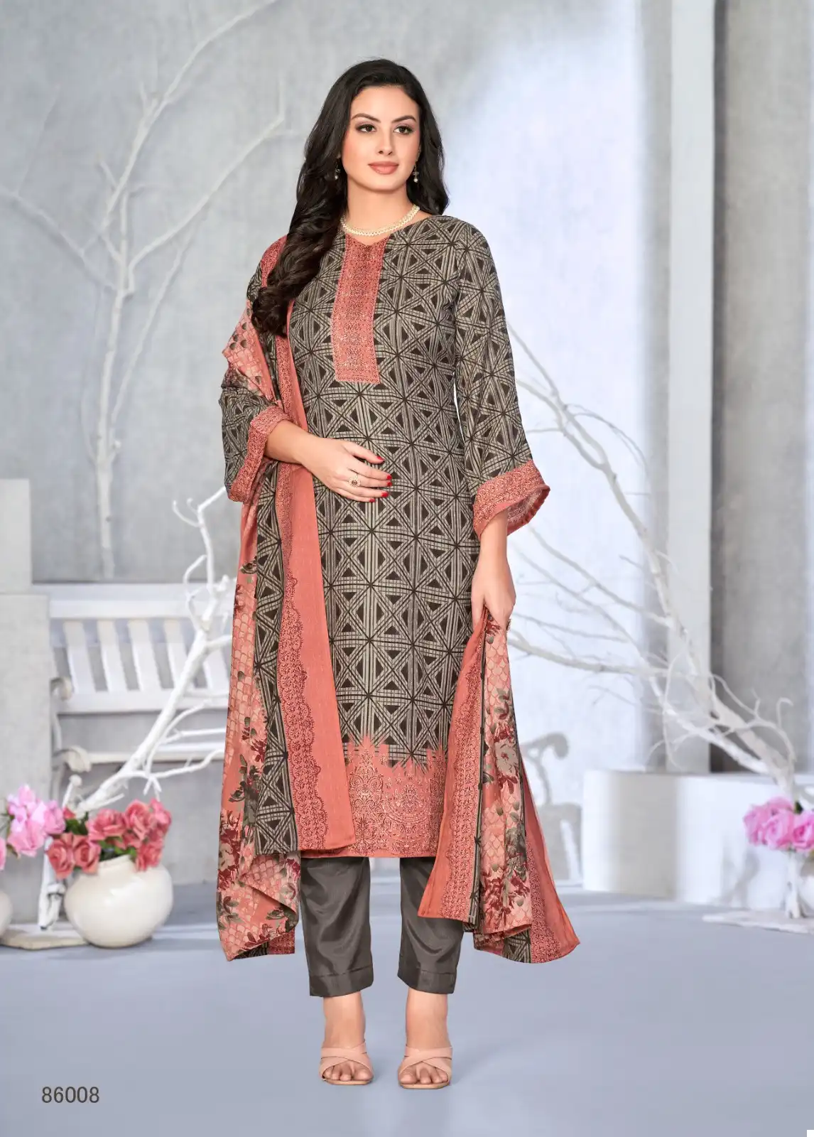 Skt Suits Woolen Qween Pashmina Wholesale Winter Wear Suits Catalog — Wholesale Salwar Suits, MPA wholesale from Surat - Gallery Image 4