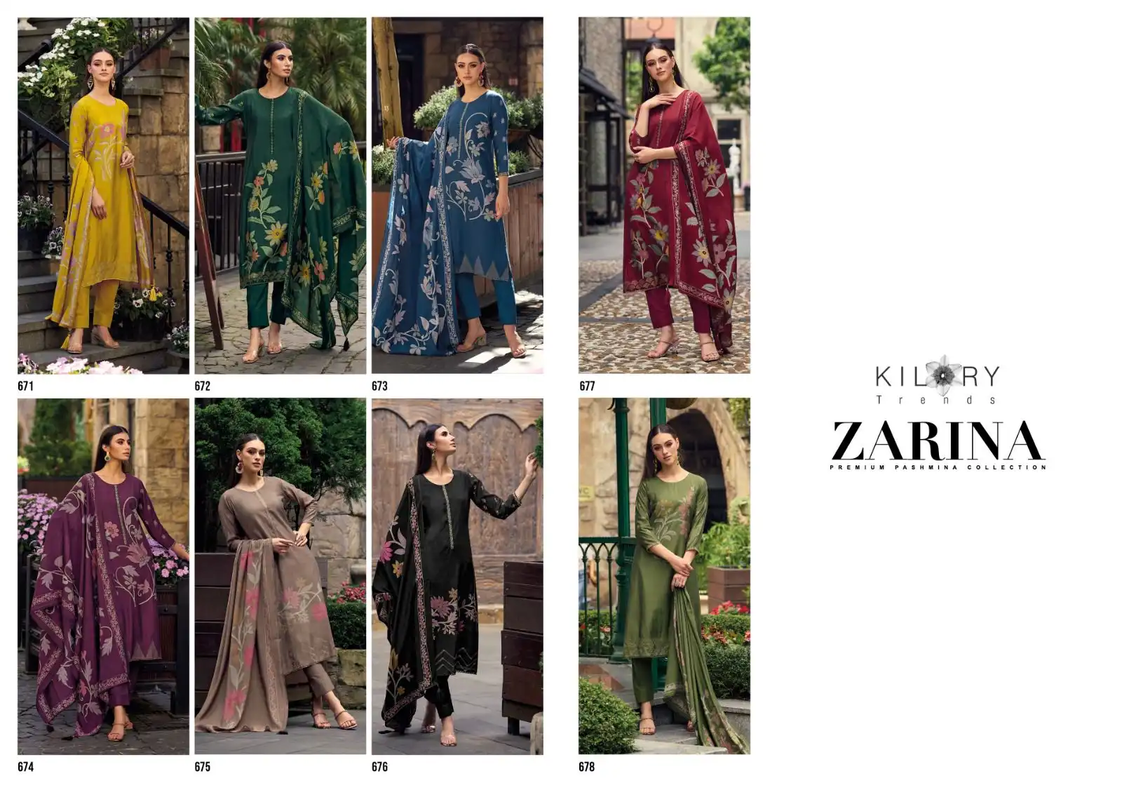 Kilory Trends Zarina Pure Viscose Pashmina Wholesale Winter Wear Salwar Suit Catalog — Wholesale Salwar Suits, MPA wholesale from Surat — view 8
