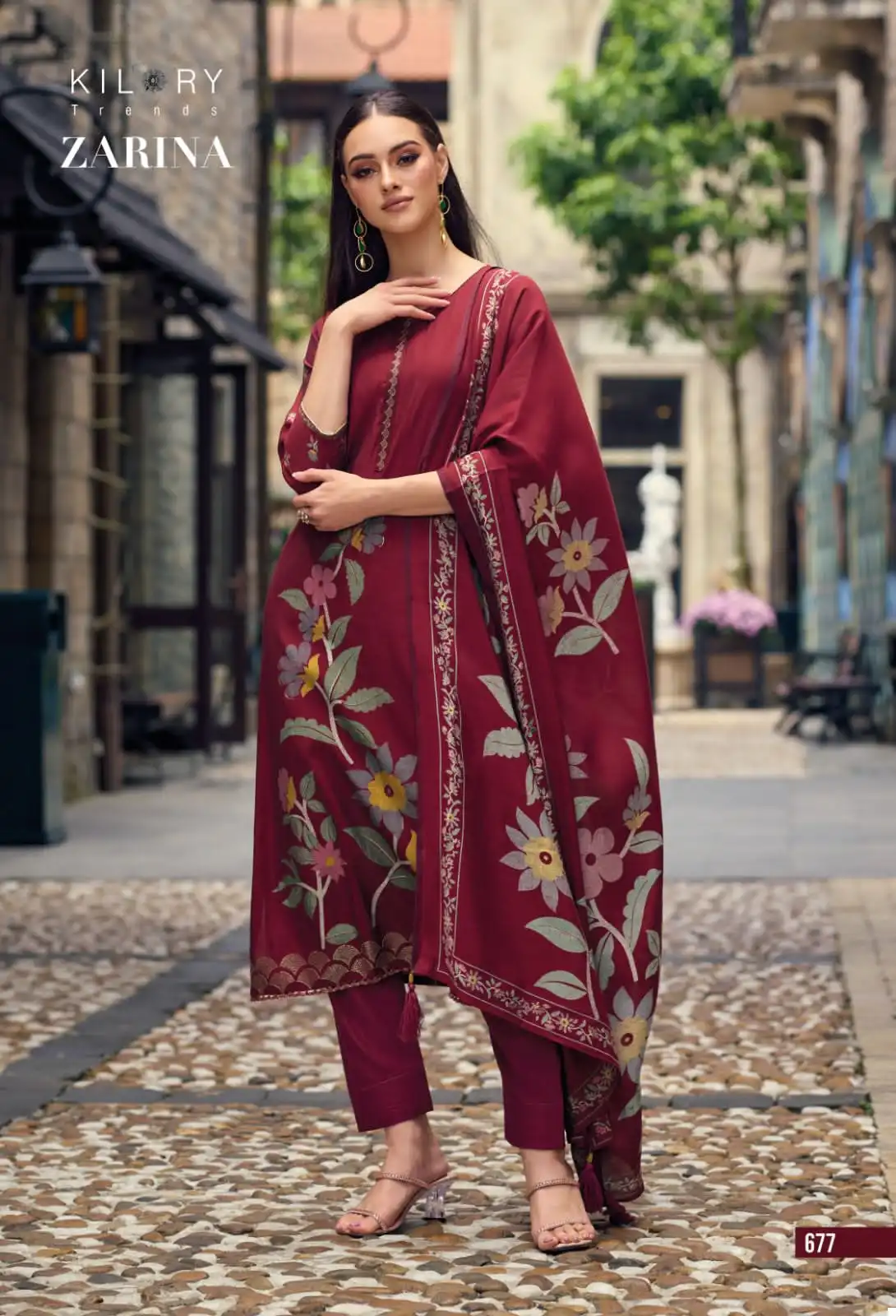 Kilory Trends Zarina Pure Viscose Pashmina Wholesale Winter Wear Salwar Suit Catalog — Wholesale Salwar Suits, MPA wholesale from Surat — view 7