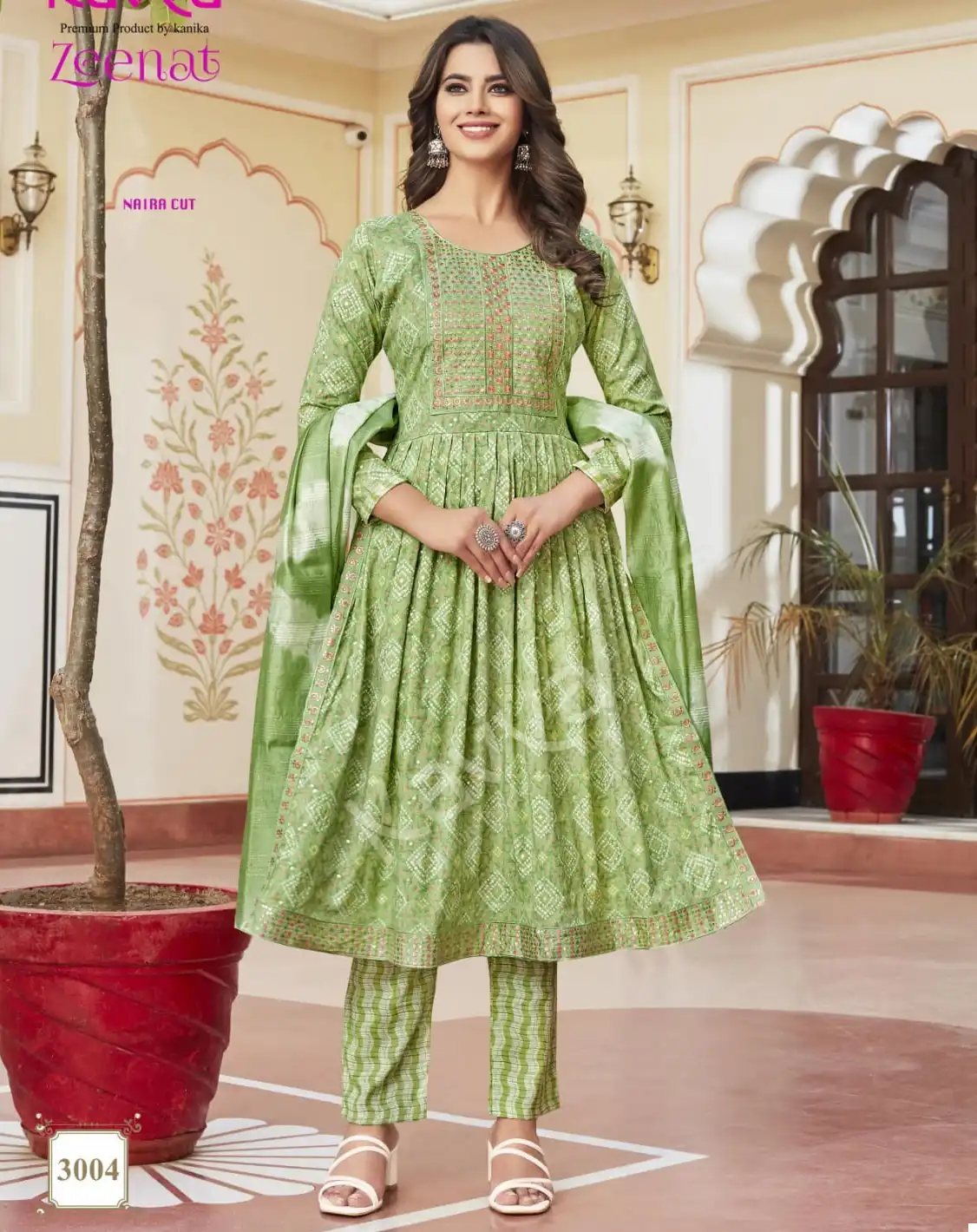 Kavya Zeenat Vol 3 Fancy Wholesale Fancy Naira Style Readymade Salwar Suit Catalog — Wholesale Salwar Suits, MPA wholesale from Surat — view 1