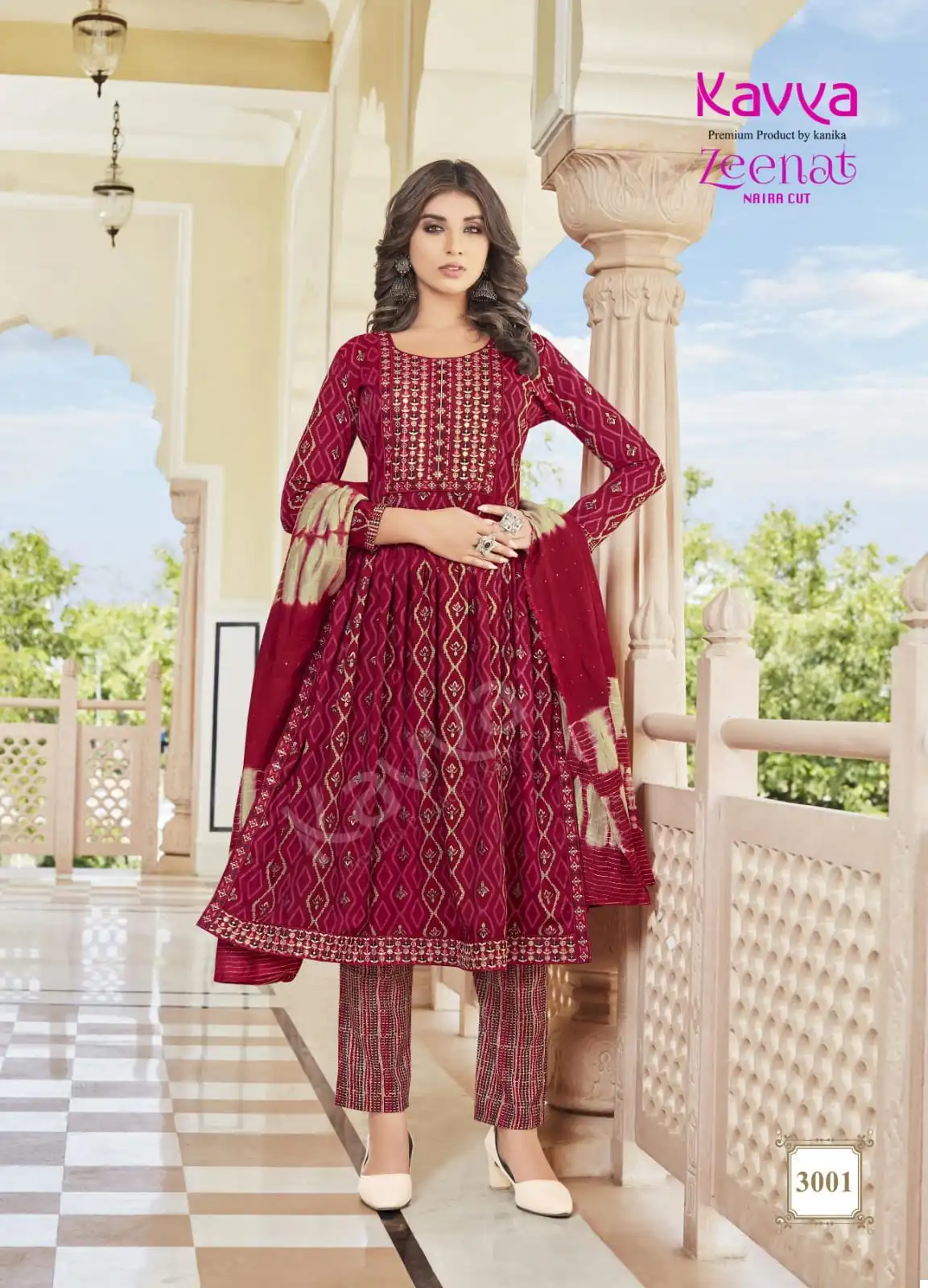 Kavya Zeenat Vol 3 Fancy Wholesale Fancy Naira Style Readymade Salwar Suit Catalog — Wholesale Salwar Suits, MPA wholesale from Surat - Gallery Image 10