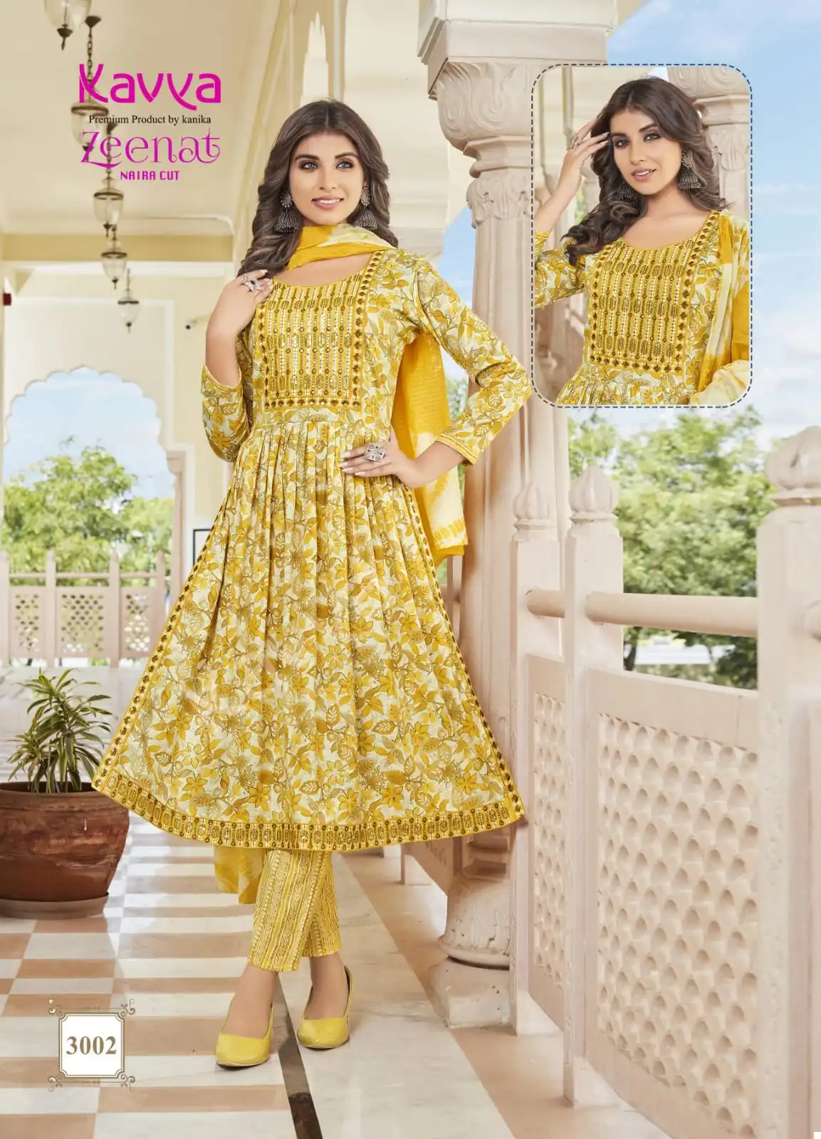 Kavya Zeenat Vol 3 Fancy Wholesale Fancy Naira Style Readymade Salwar Suit Catalog — Wholesale Salwar Suits, MPA wholesale from Surat - Gallery Image 2
