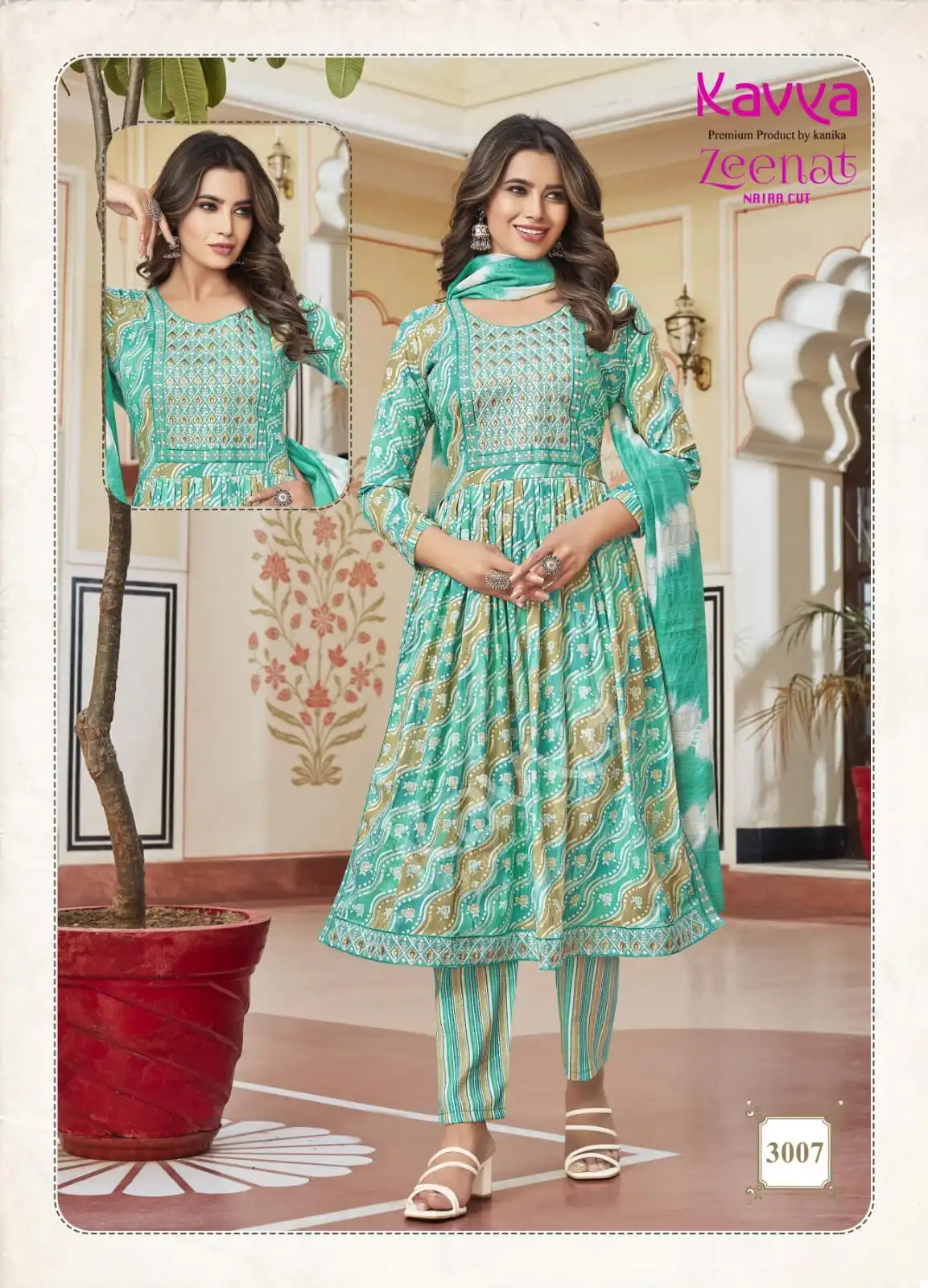 Kavya Zeenat Vol 3 Fancy Wholesale Fancy Naira Style Readymade Salwar Suit Catalog — Wholesale Salwar Suits, MPA wholesale from Surat - Gallery Image 4