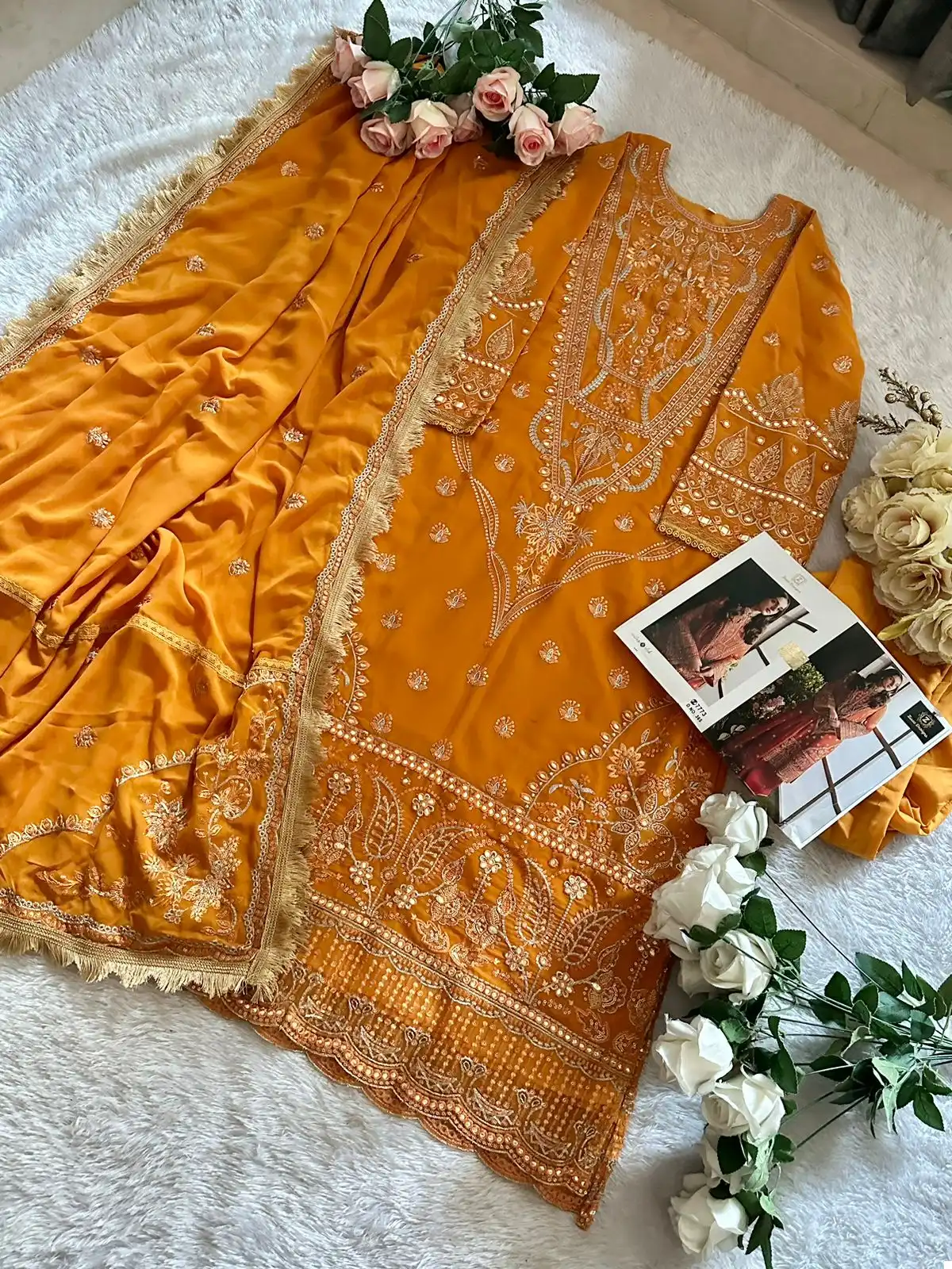 Ziaaz 365 Georgette Wholesale Pakistani Suit — Wholesale Salwar Suits, MPA wholesale from Surat — view 3