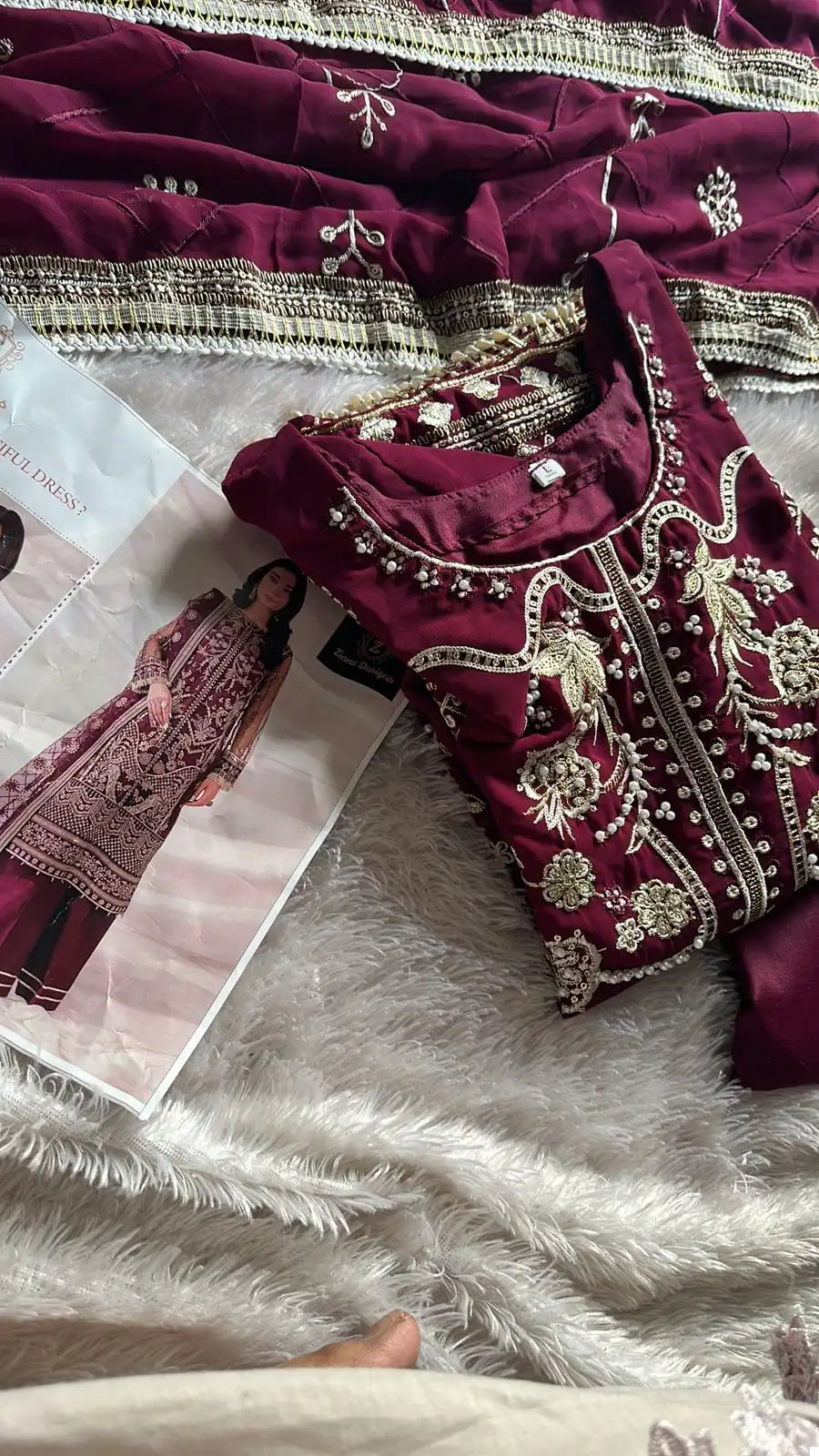 Ziaaz 375 Georgette Wholesale Pakistani Suit — Wholesale Salwar Suits, MPA wholesale from Surat - Gallery Image 2
