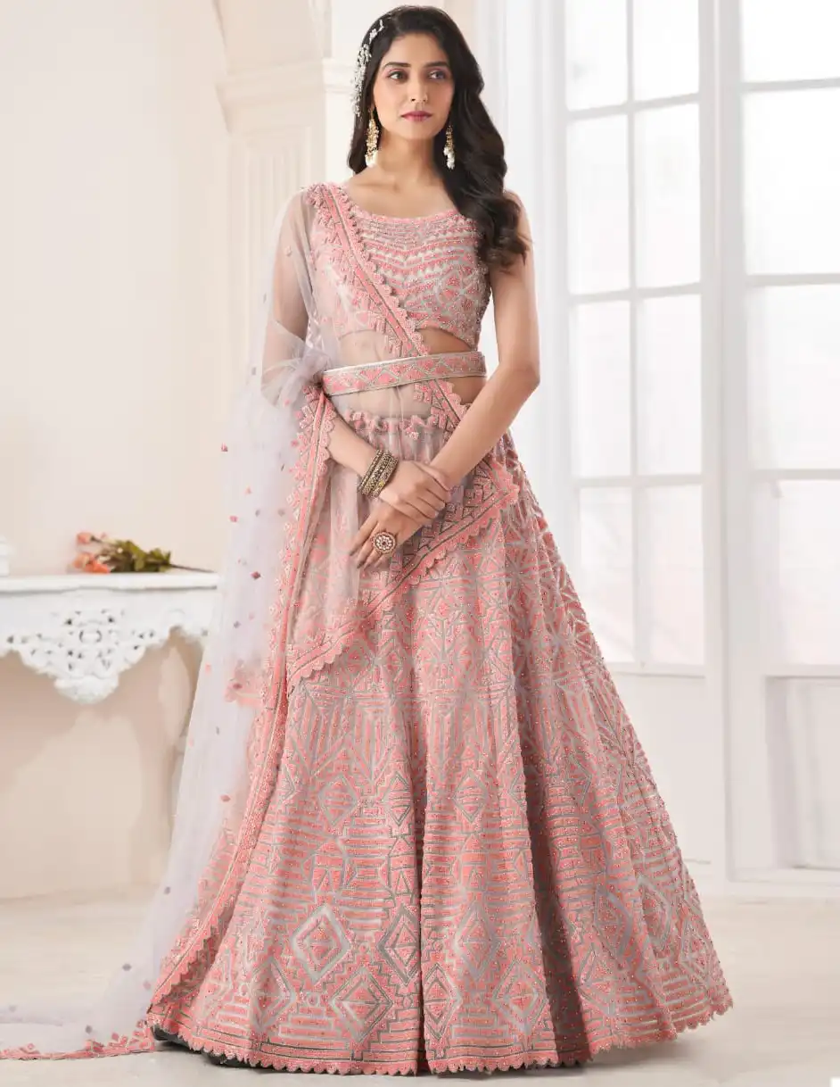 Vardan Ethnic 2041 Shibori Crepe Wholesale Partywear Lehenga Choli Catalog