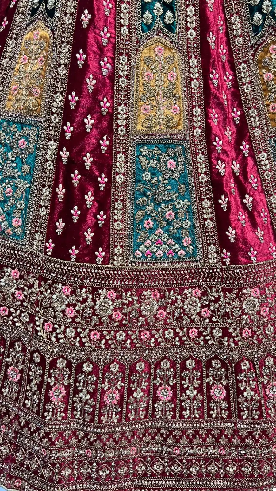 Anjani Art 2593 Velvet Wholesale Bridal Lehenga Catalog — Wholesale Lehenga, MPA wholesale from Surat - Gallery Image 11